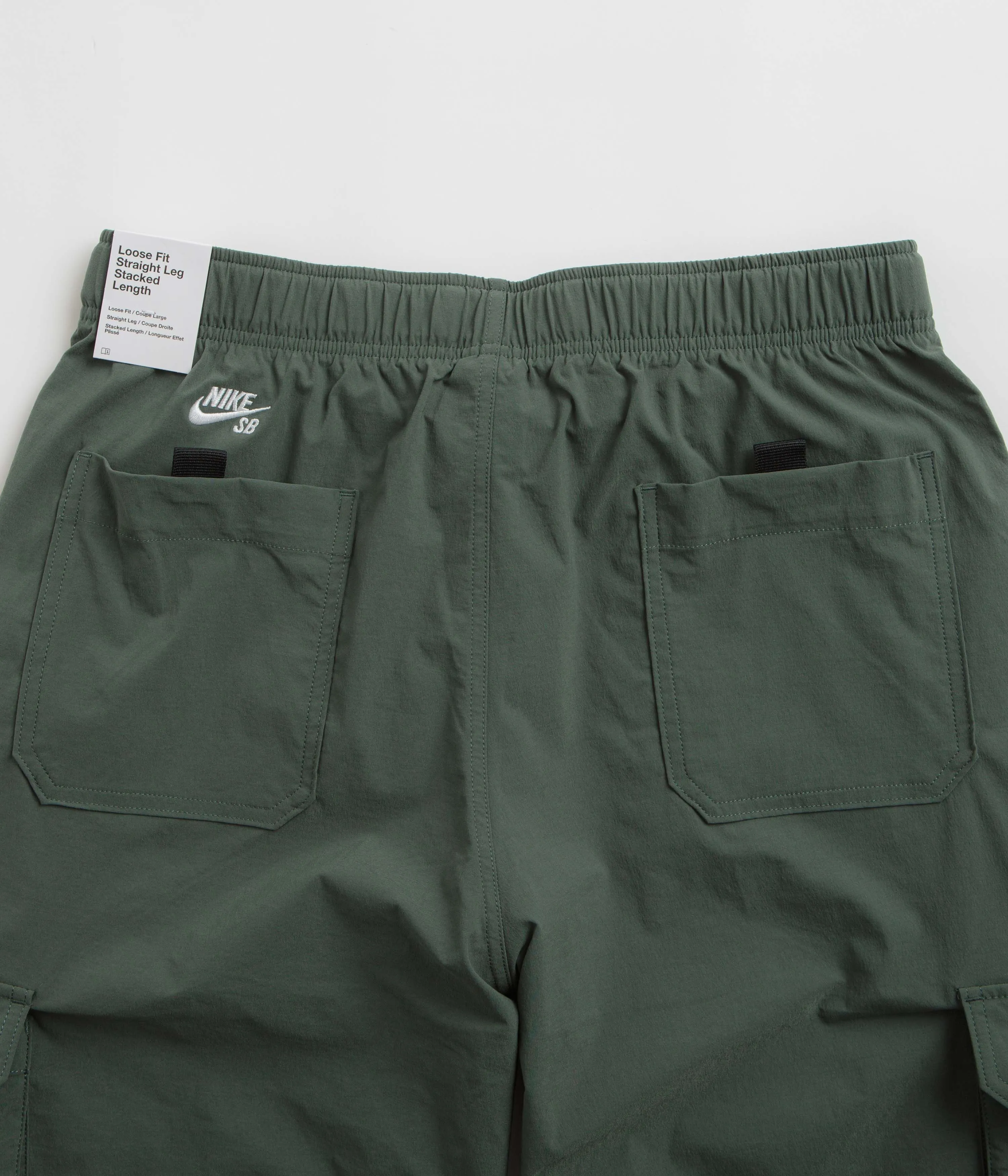 Nike SB Kearny Cargo Pants - Vintage Green / White Nike SB Clothing