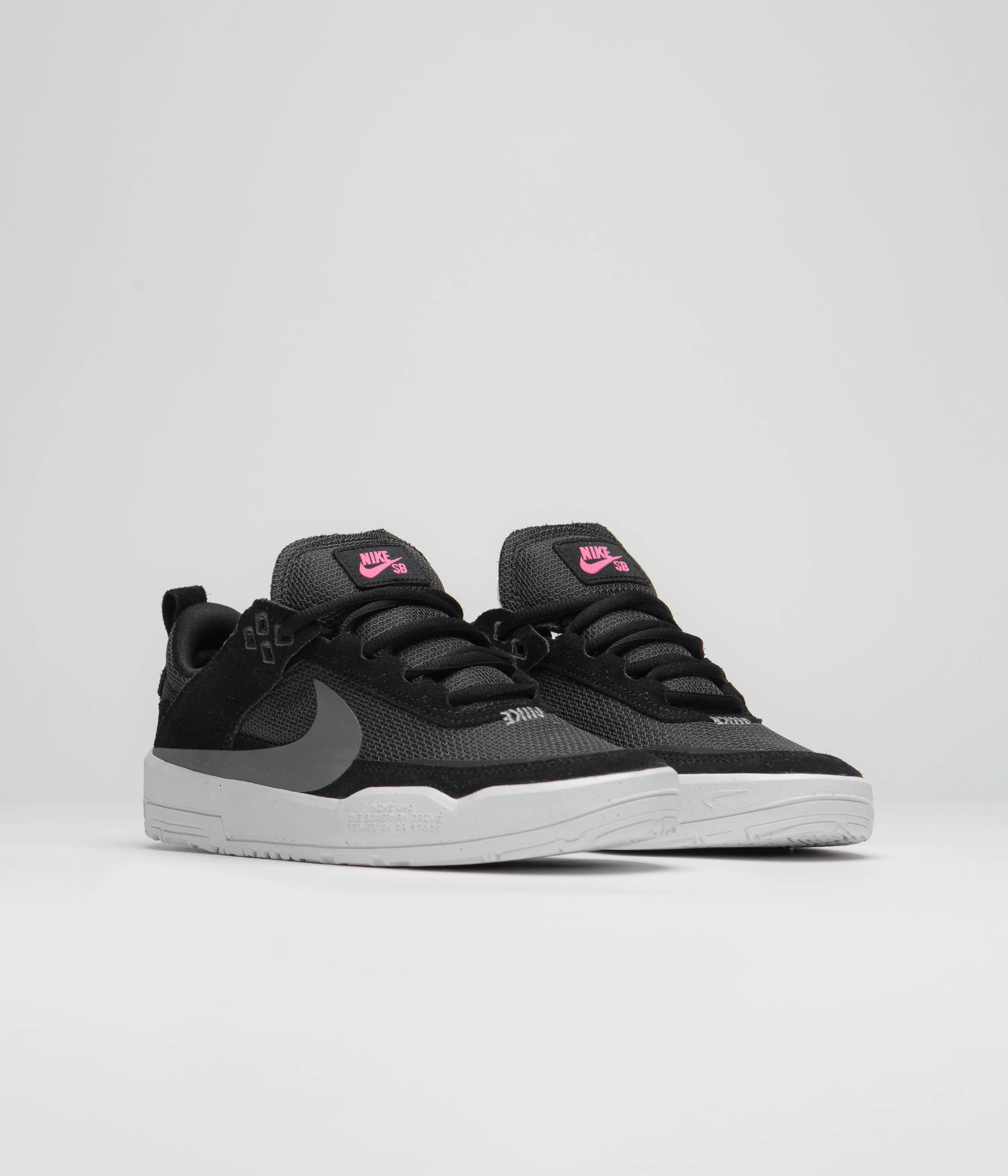 Nike SB Kids Day One Shoes - Black / Cool Grey - Anthracite - Alchemy Pink Nike SB Clothing