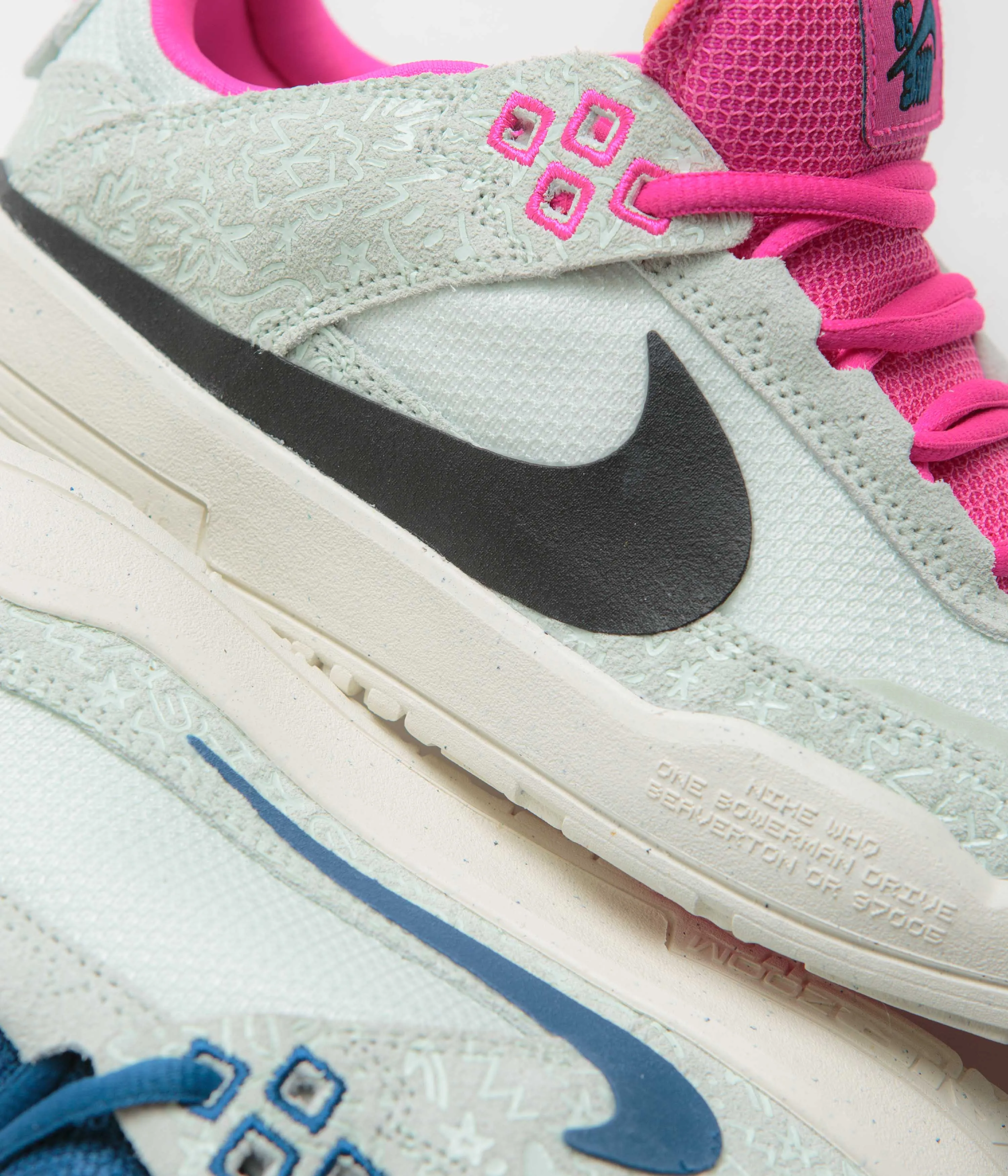 Nike SB Kids Day One Shoes - Sail / Black - Barely Green - Fierce Pink Nike SB Clothing