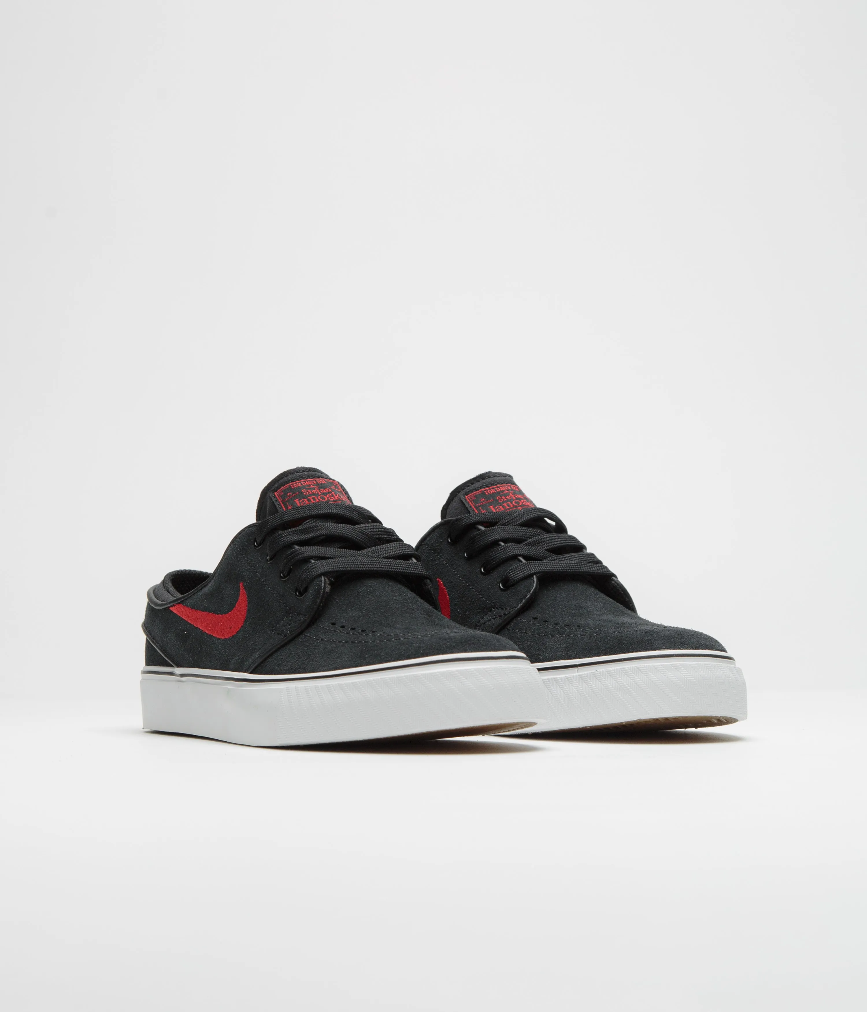 Nike SB Kids Stefan Janoski Shoes - Black / University Red - Black - Summit White Nike SB Clothing