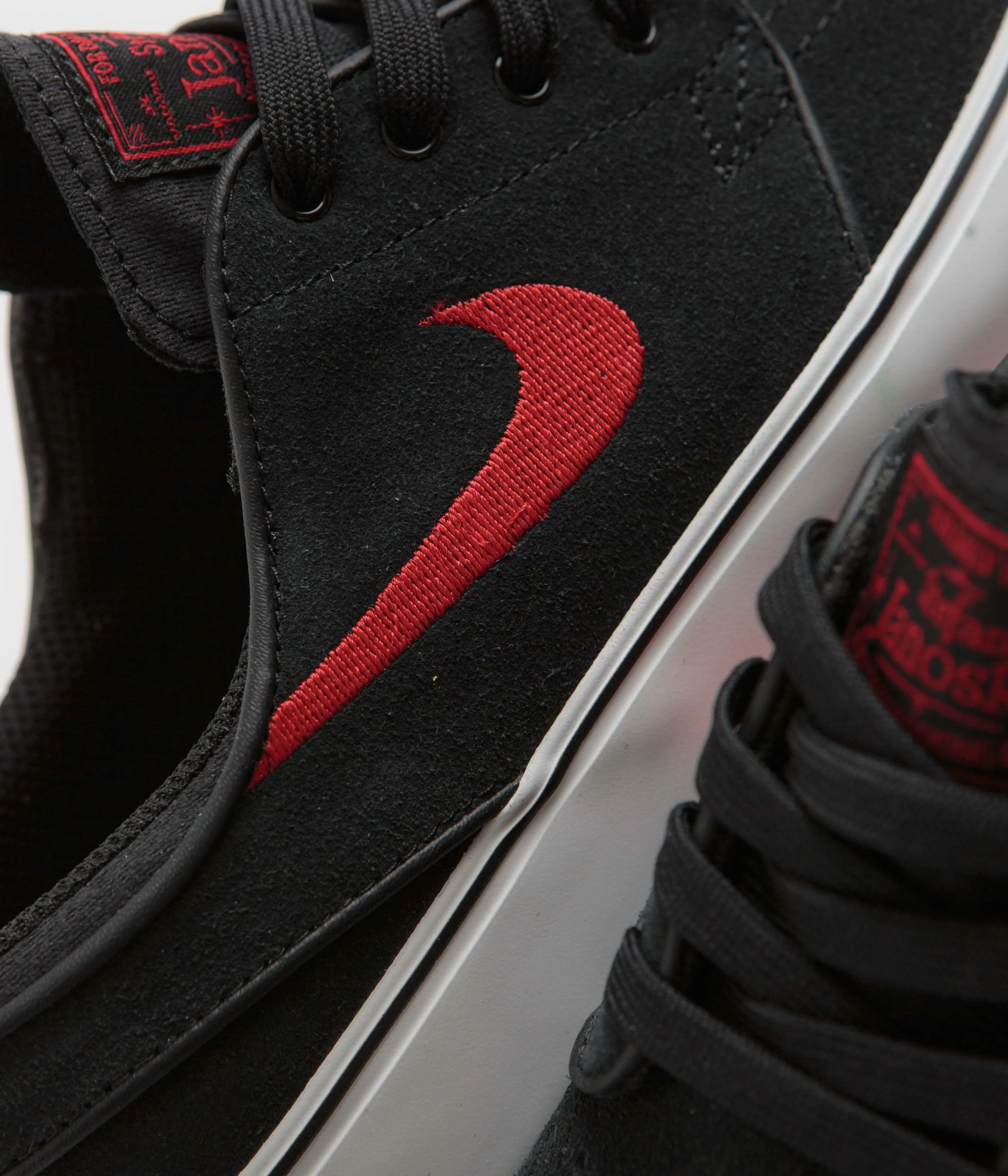 Nike SB Kids Stefan Janoski Shoes - Black / University Red - Black - Summit White Nike SB Clothing