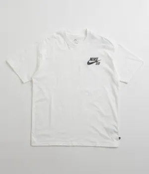 Nike SB Logo T-Shirt - White / Black / Black Nike SB Clothing