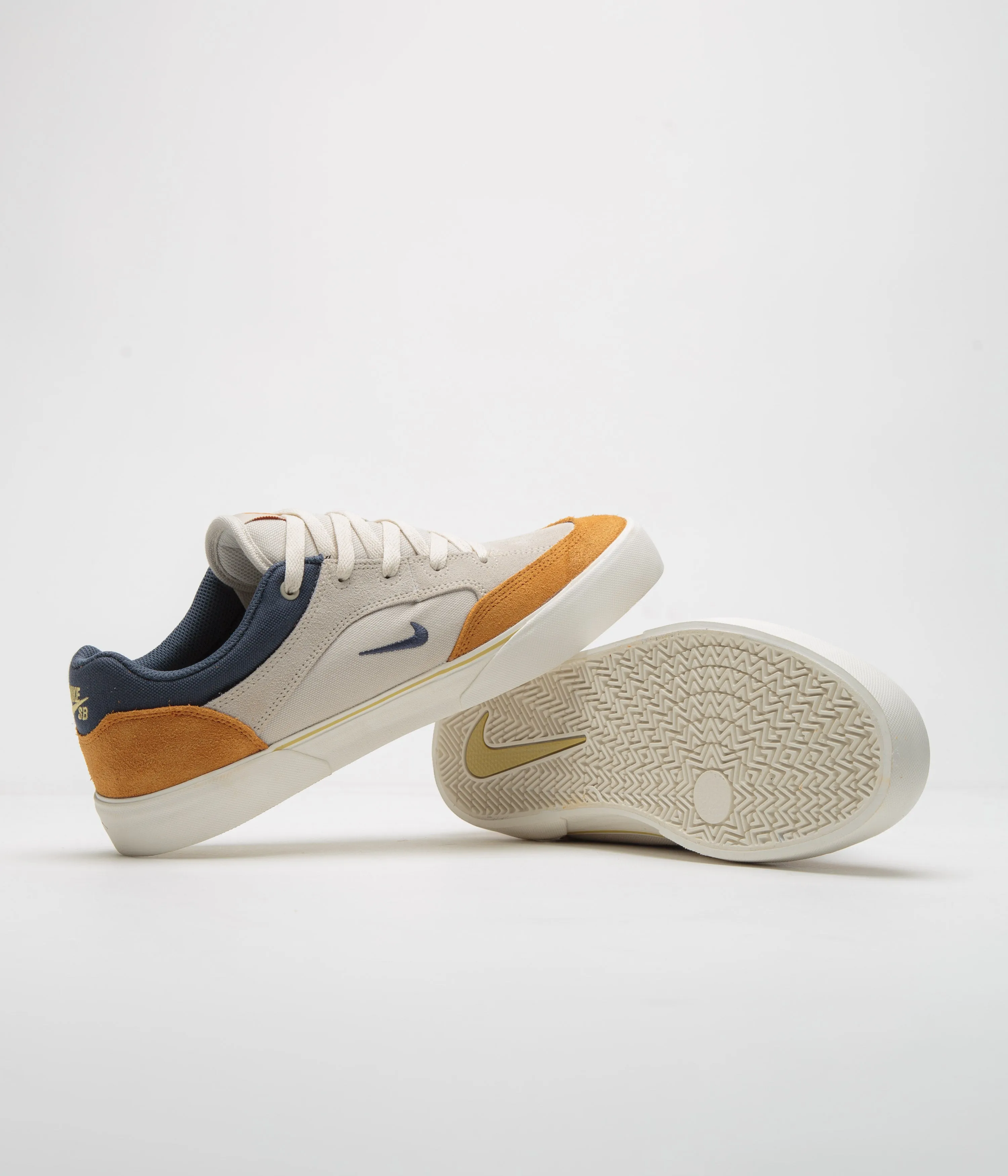 Nike SB Malor Shoes - Light Orewood Brown / Thunder Blue - Monarch - Sail Nike SB Clothing