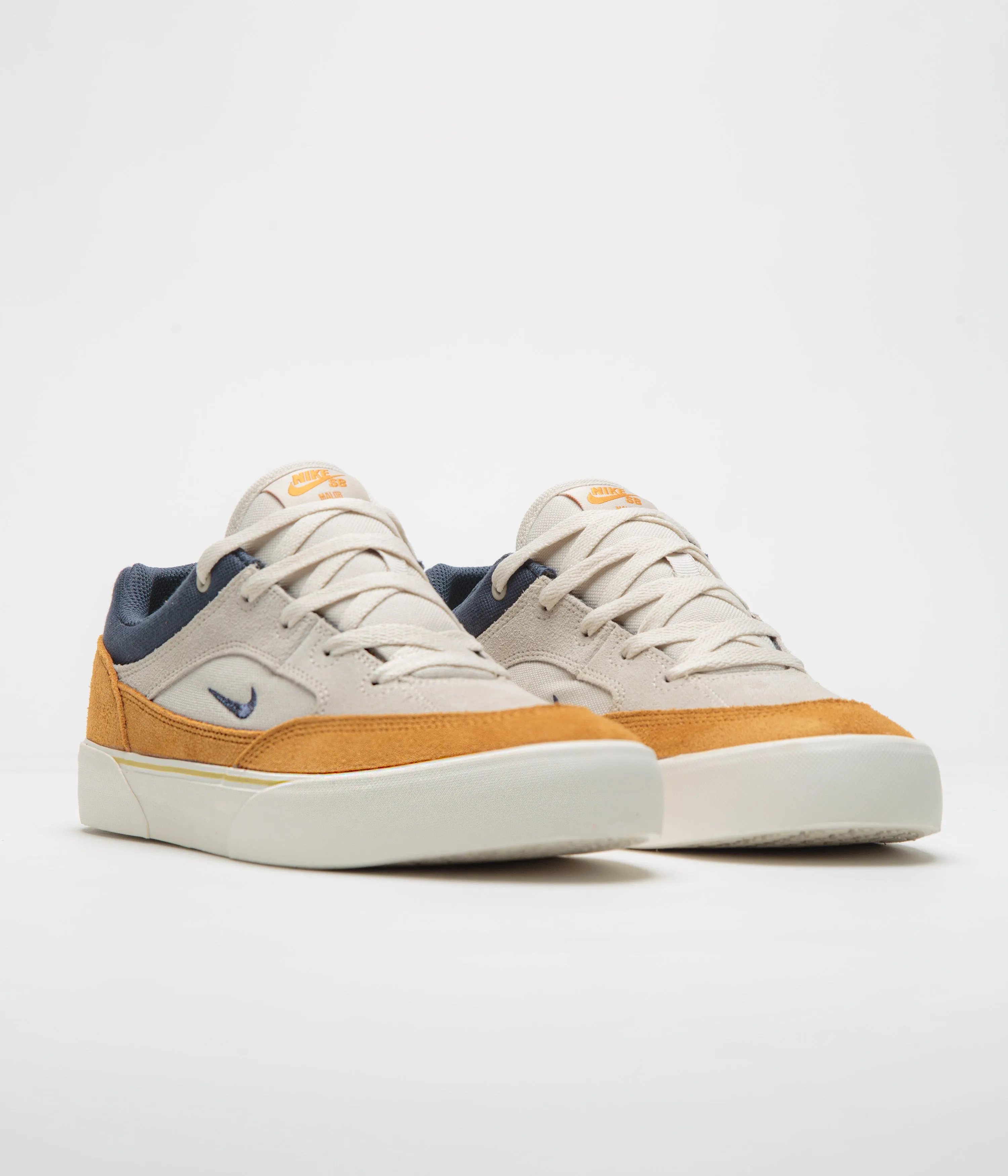 Nike SB Malor Shoes - Light Orewood Brown / Thunder Blue - Monarch - Sail Nike SB Clothing