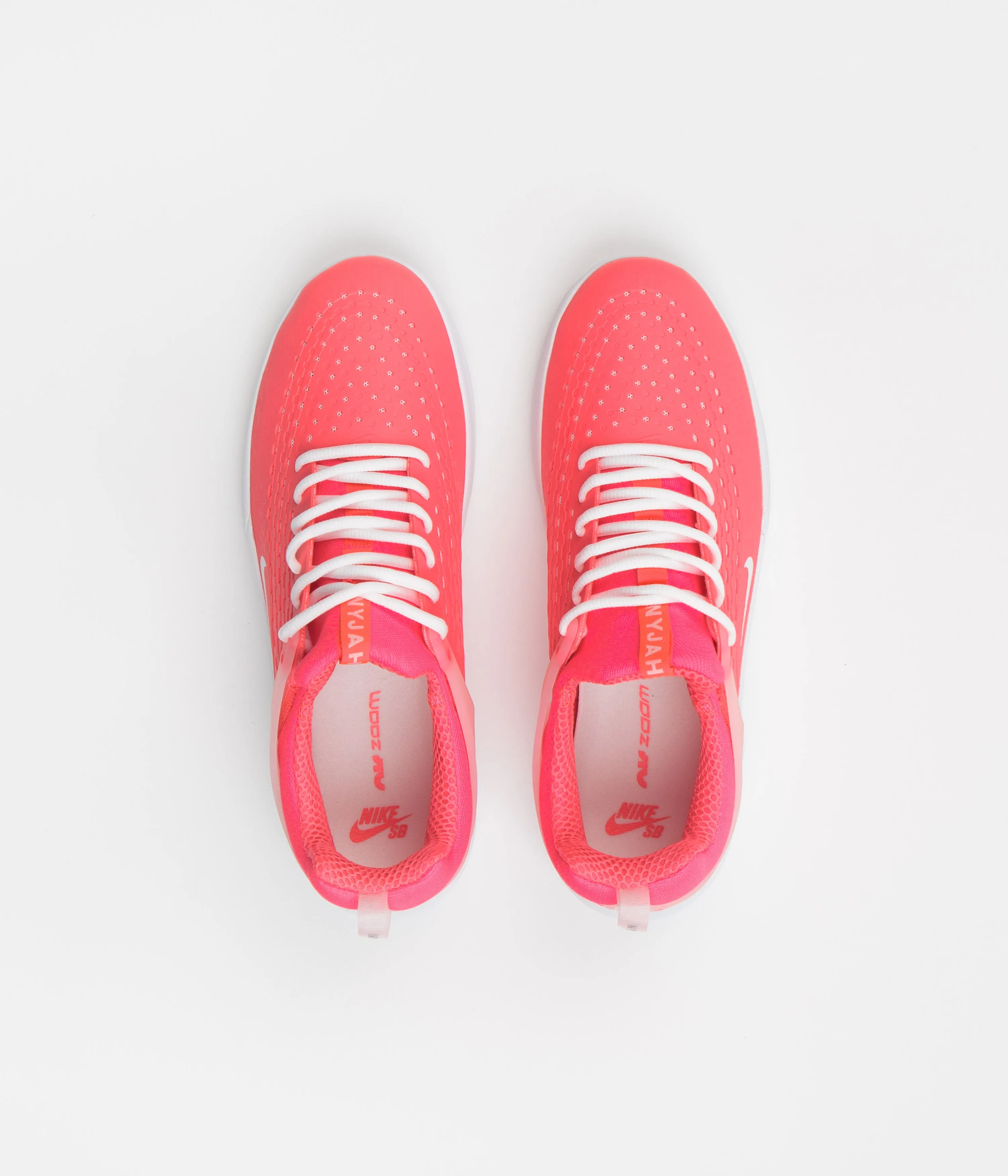 Nike SB Nyjah 3 Shoes - Hot Punch / White - Hot Punch - Hot Punch Nike SB Clothing
