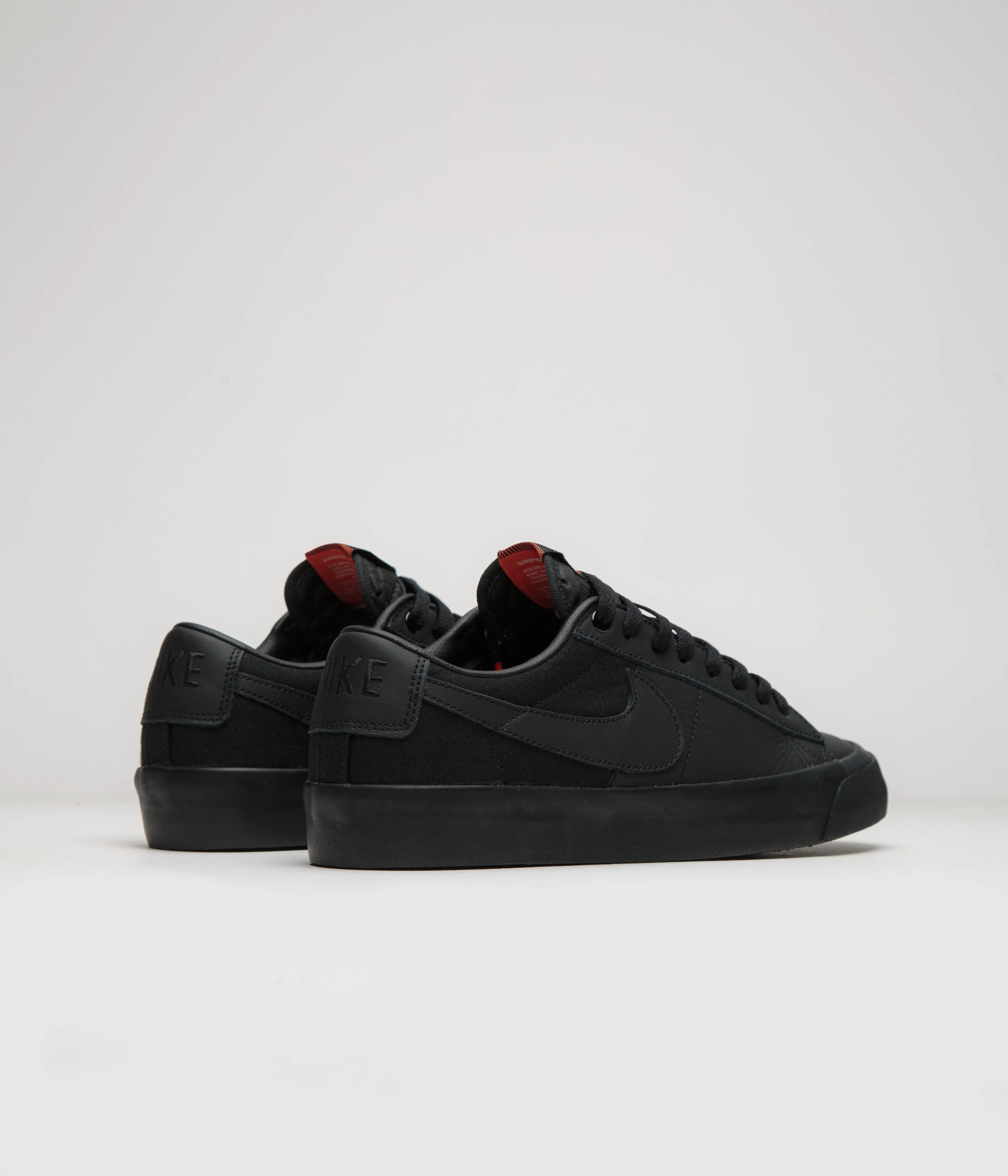 Nike SB Orange Label Blazer Low Pro GT Shoes - Black / Black - Black - Black Nike SB Clothing