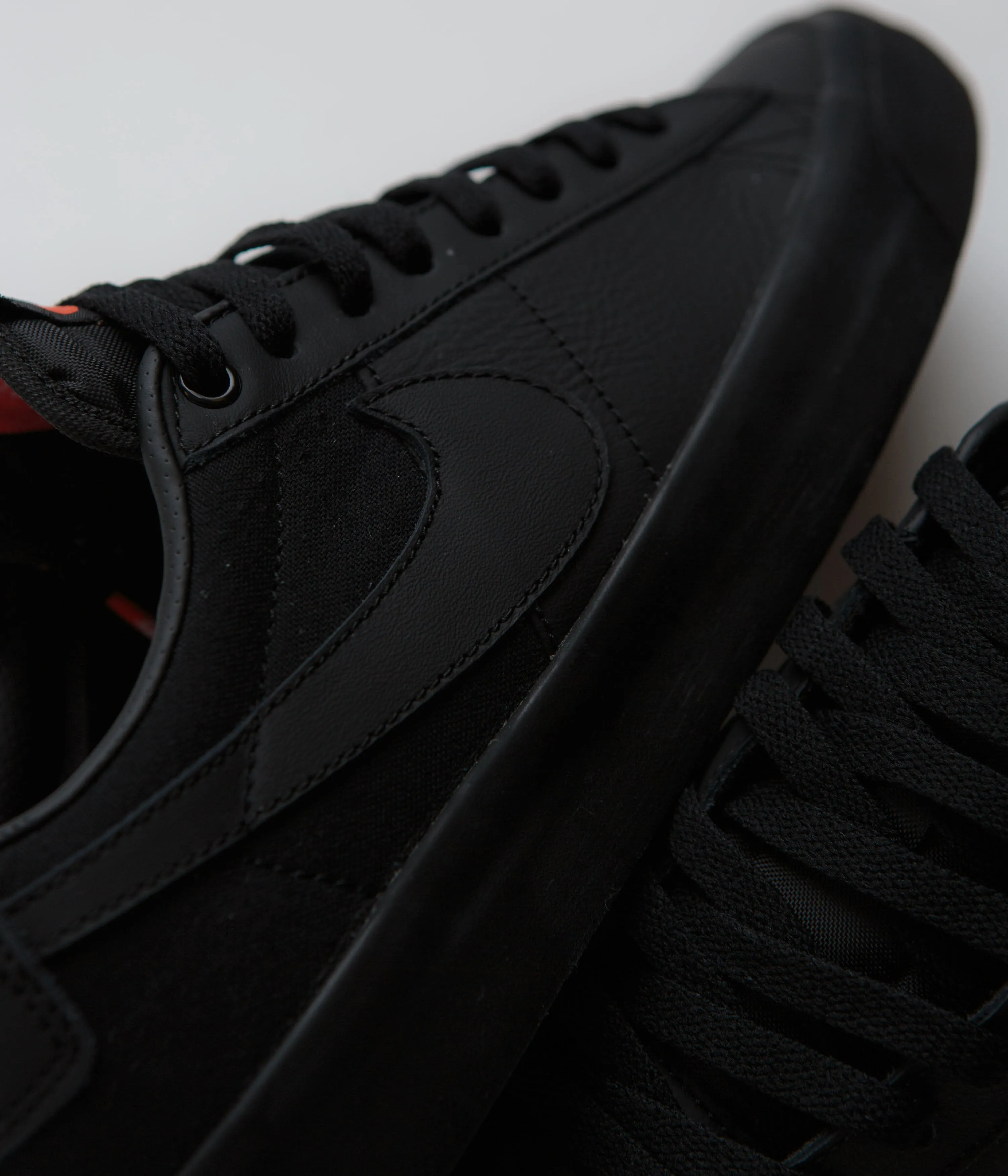 Nike SB Orange Label Blazer Low Pro GT Shoes - Black / Black - Black - Black Nike SB Clothing