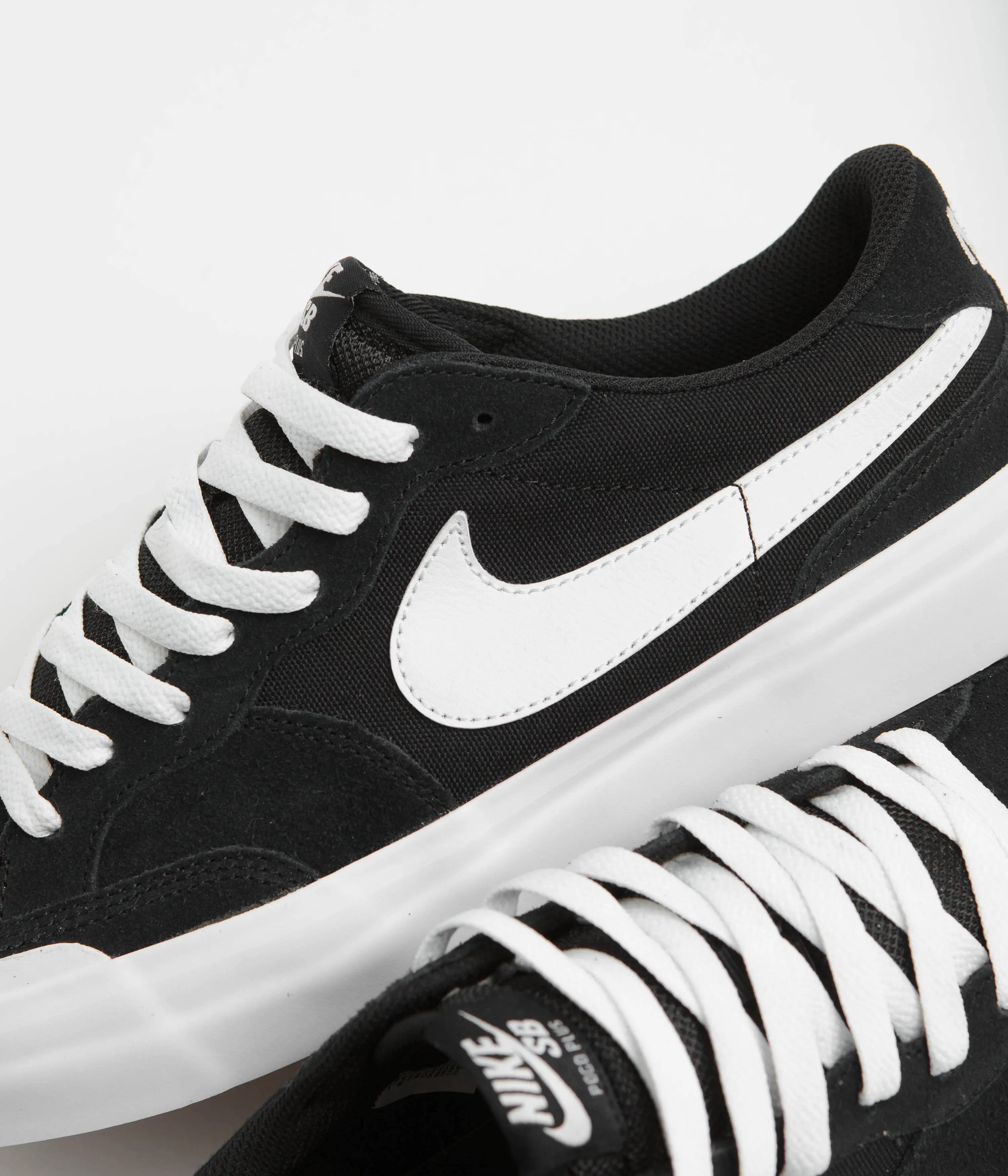 Nike SB Pogo Plus Shoes - Black / White - Black - White Nike SB Clothing