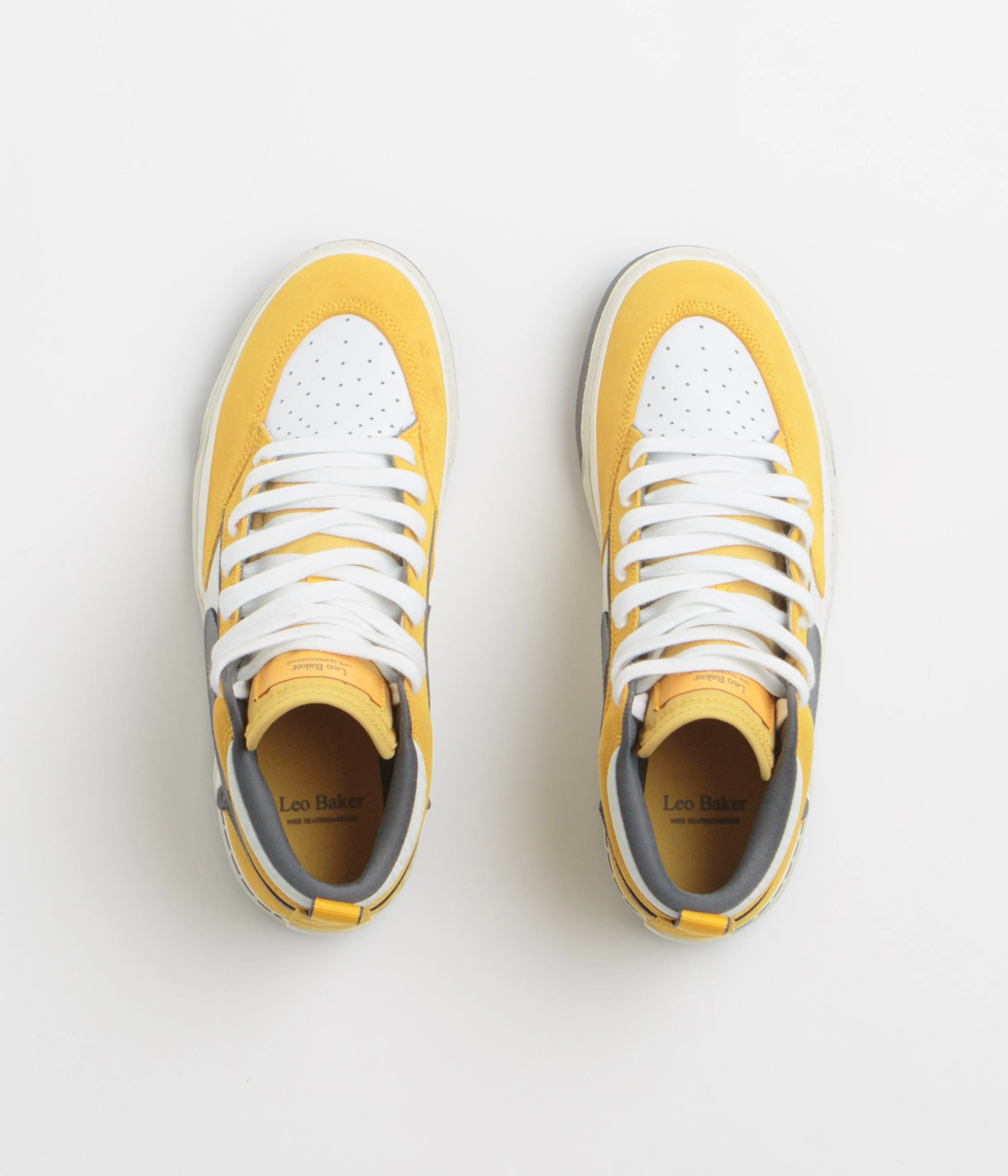 Nike SB React Leo Shoes - University Gold / Dark Grey Nike SB Clothing