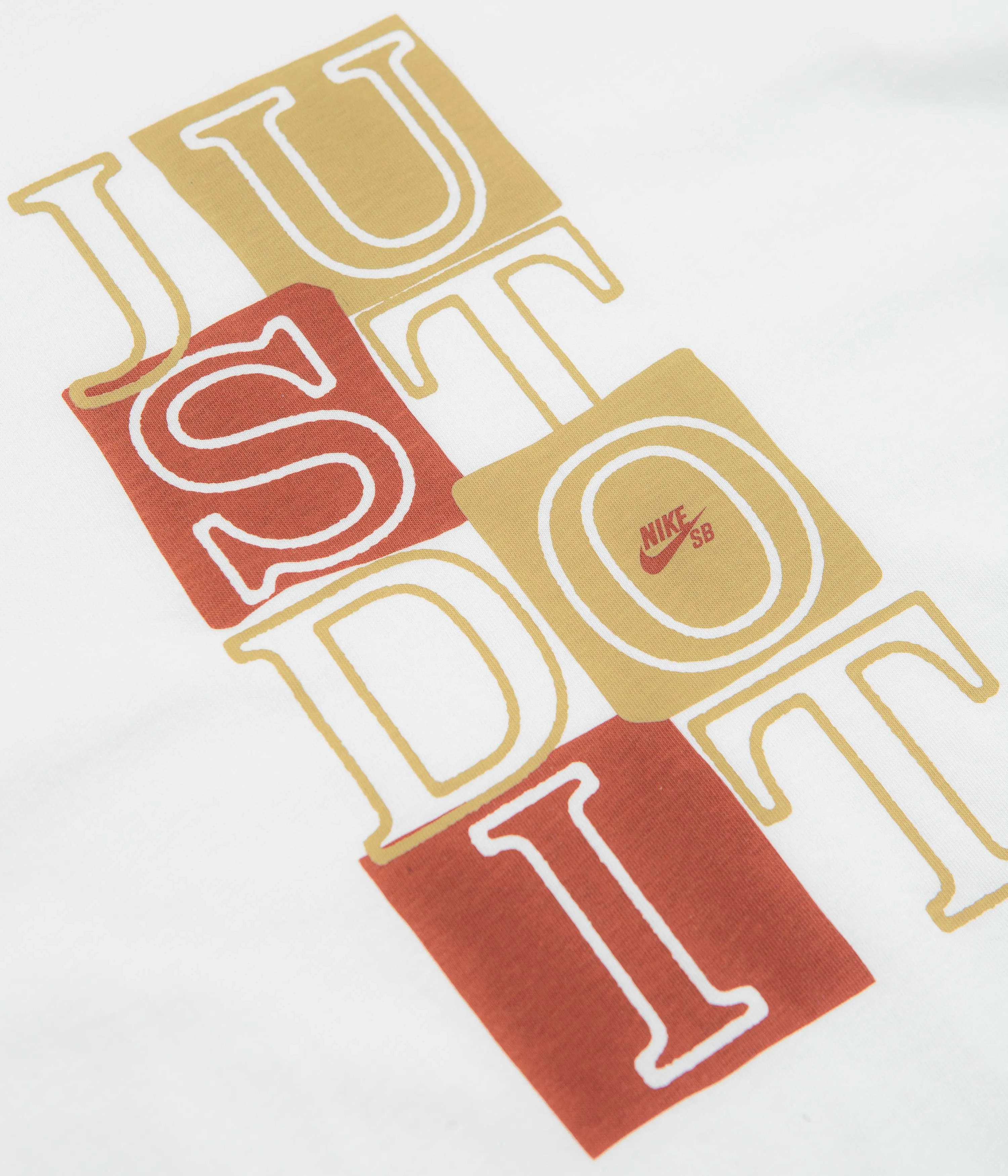 Nike SB Remake JDI T-Shirt - Summit White Nike SB Clothing
