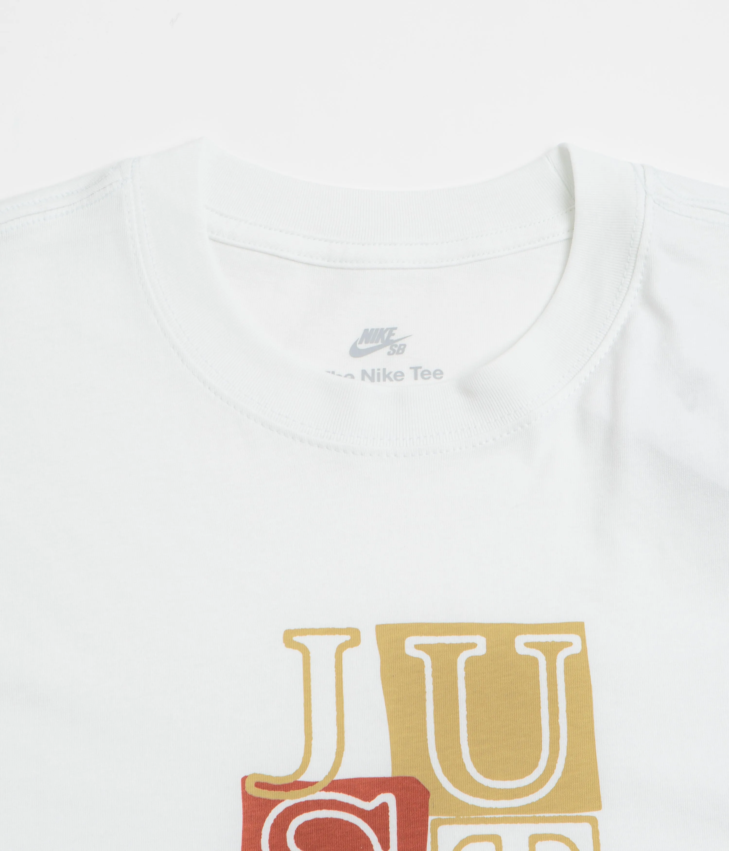 Nike SB Remake JDI T-Shirt - Summit White Nike SB Clothing