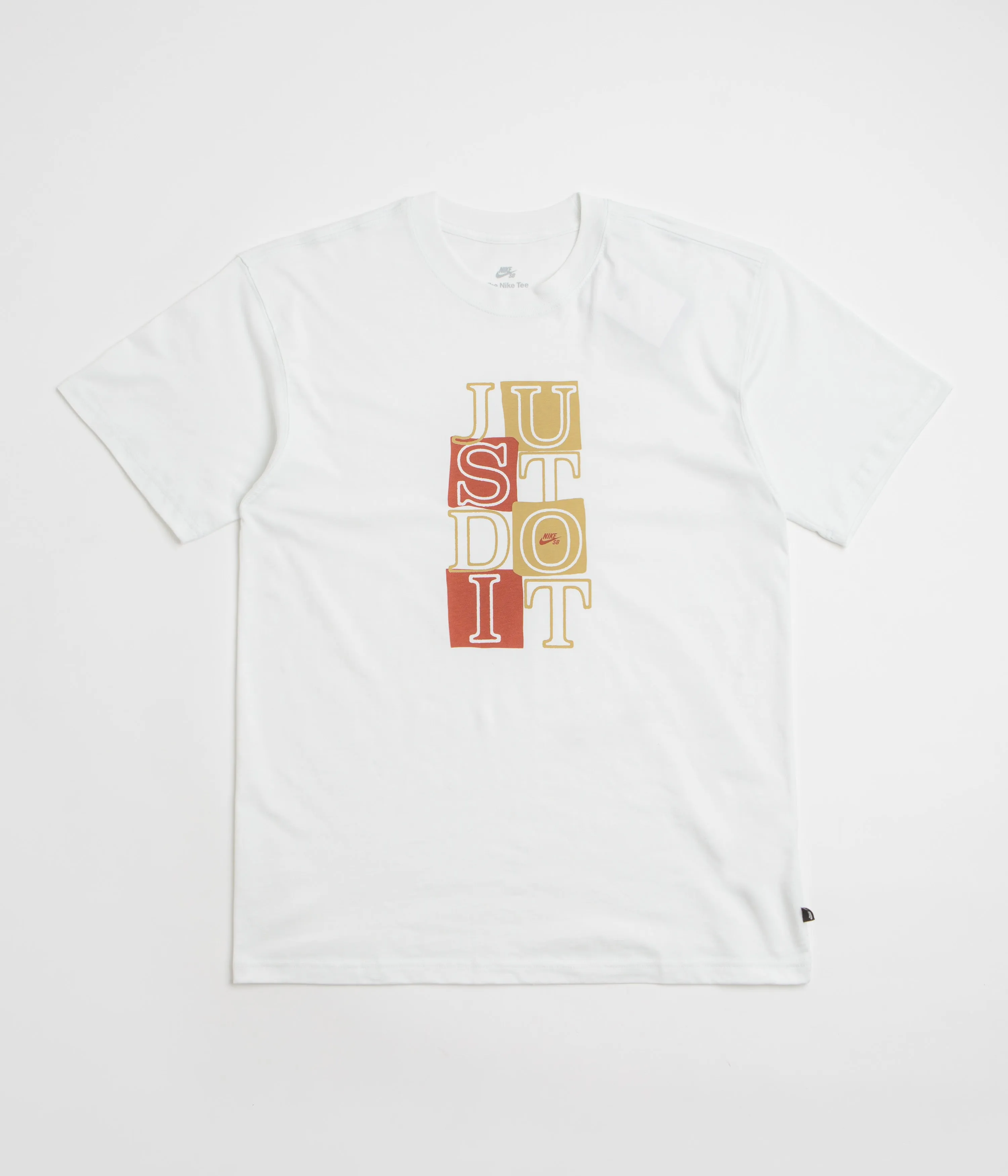 Nike SB Remake JDI T-Shirt - Summit White Nike SB Clothing
