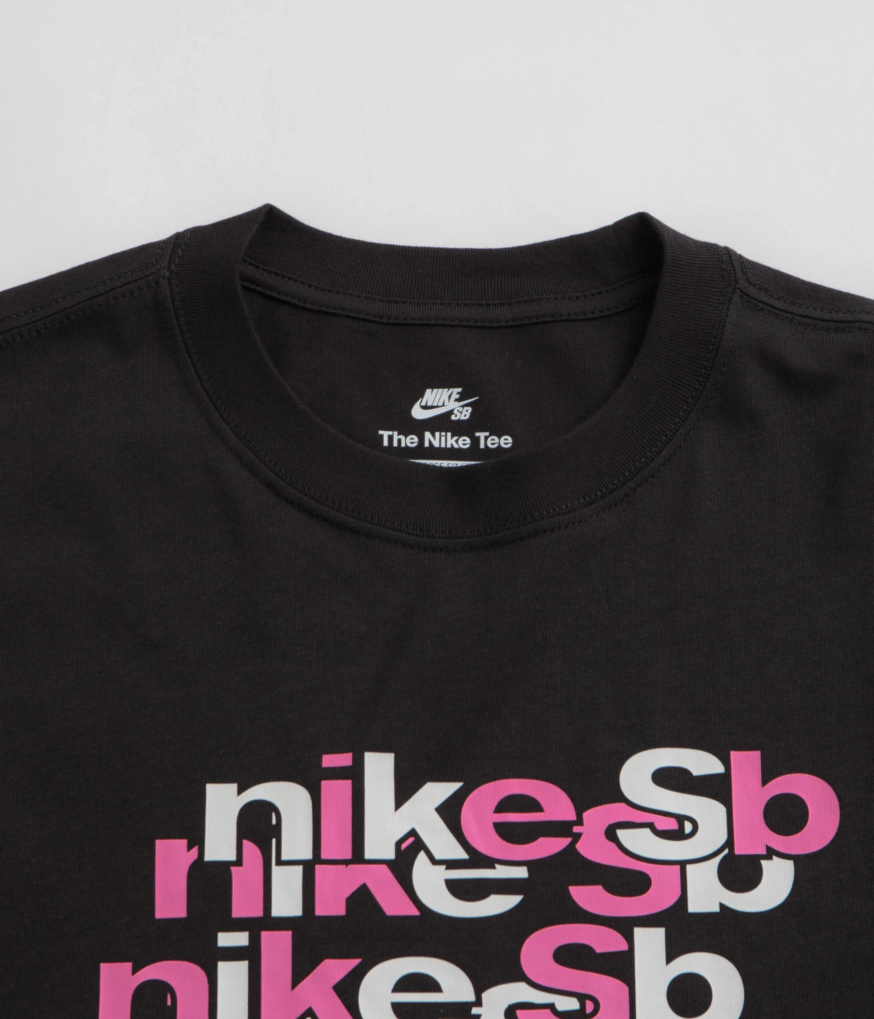 Nike SB Repeat Logo T-Shirt - Black Nike SB Clothing