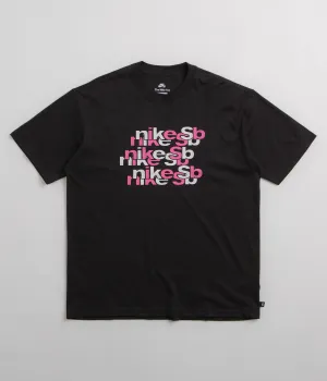 Nike SB Repeat Logo T-Shirt - Black Nike SB Clothing