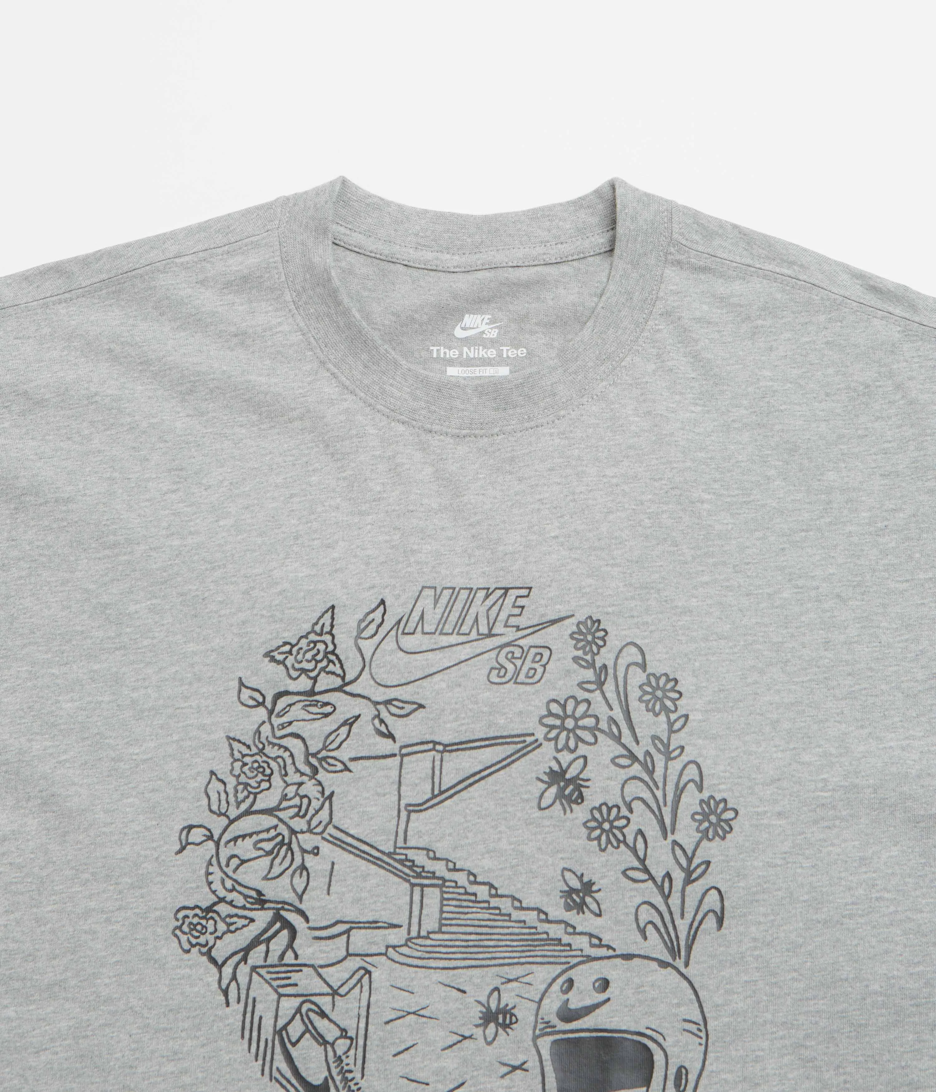 Nike SB Skatespot T-Shirt - Dark Grey Heather Nike SB Clothing