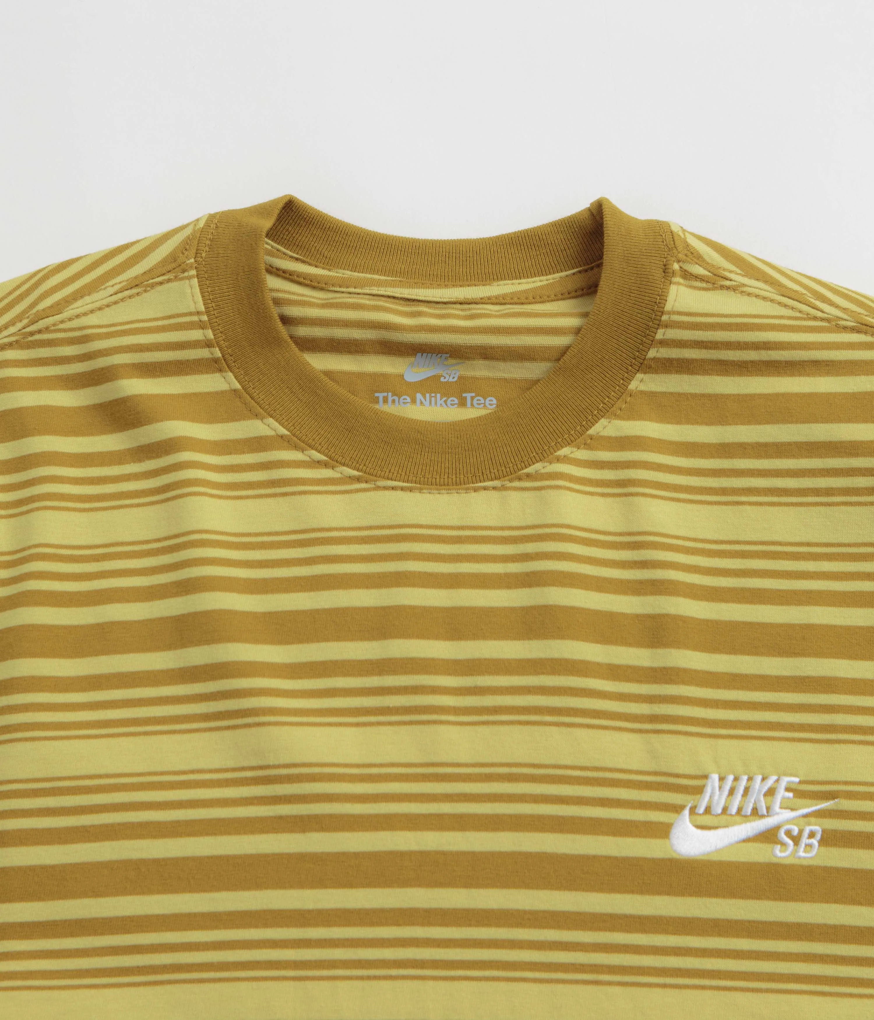 Nike SB Striped T-Shirt - Bronzine Nike SB Clothing