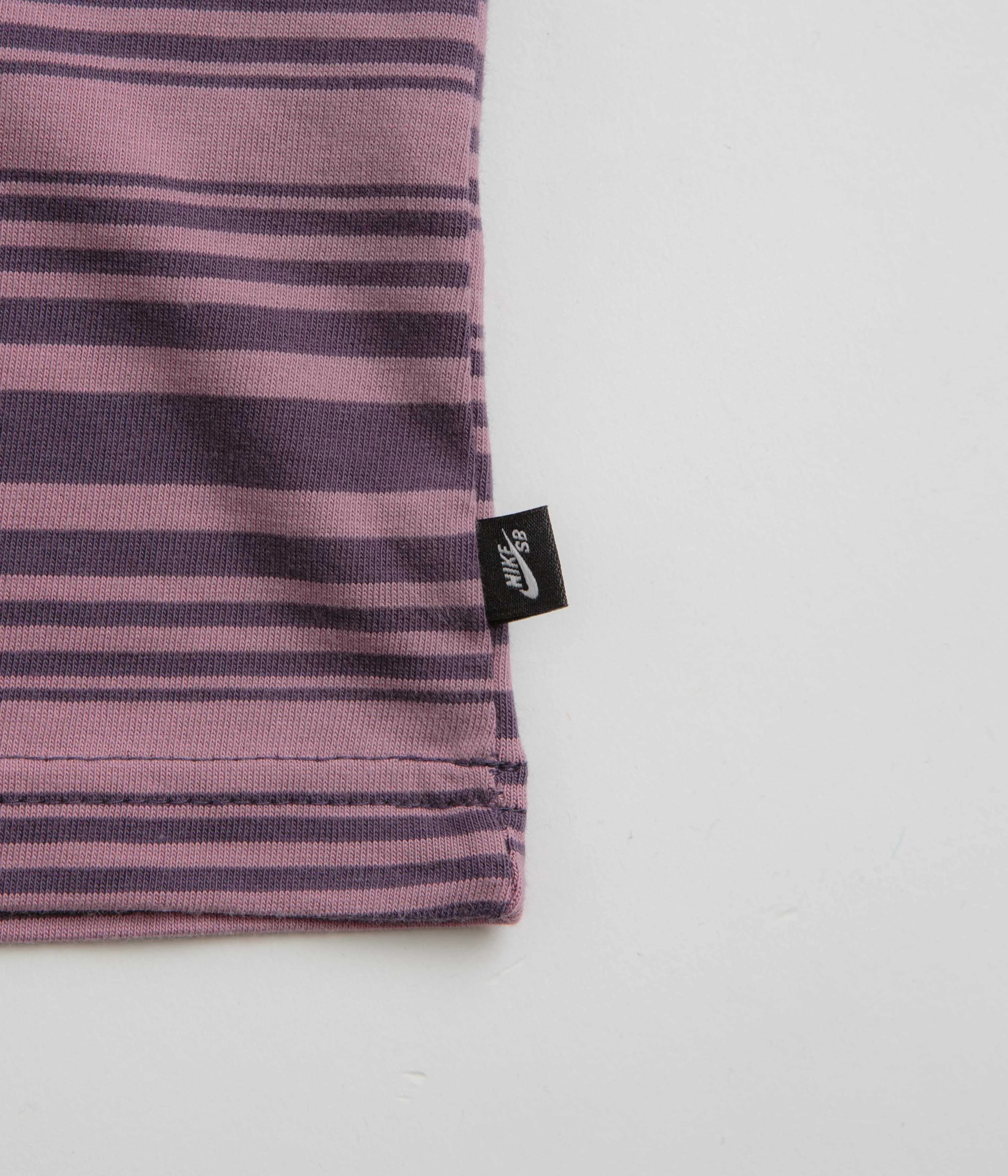 Nike SB Striped T-Shirt - Plum Dust Nike SB Clothing