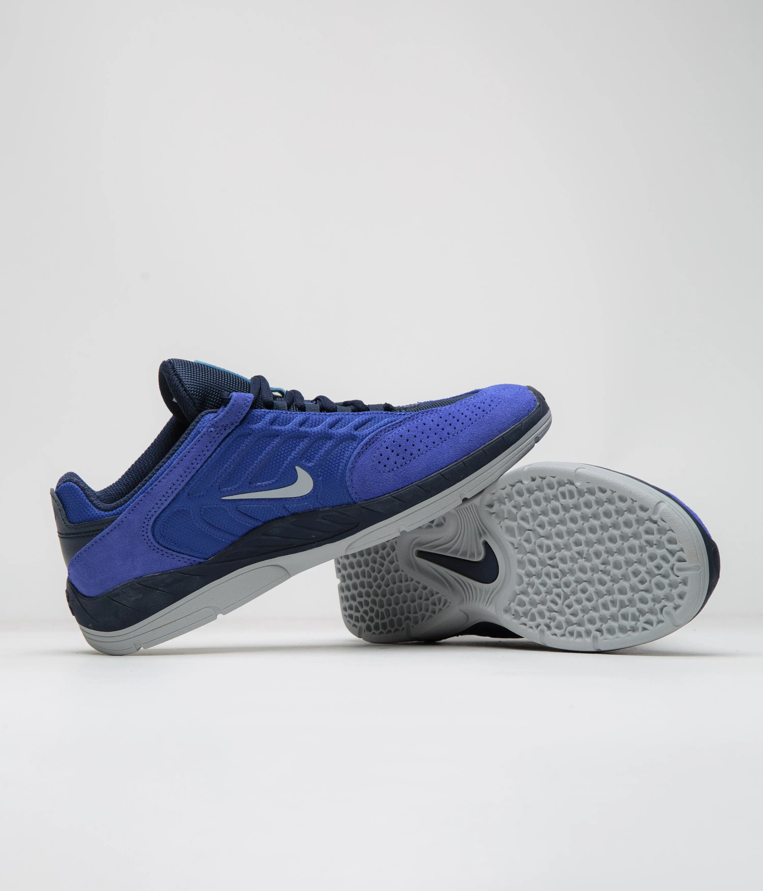 Nike SB Vertebrae Shoes - Astronomy Blue / Wolf Grey - Obsidian Nike SB Clothing