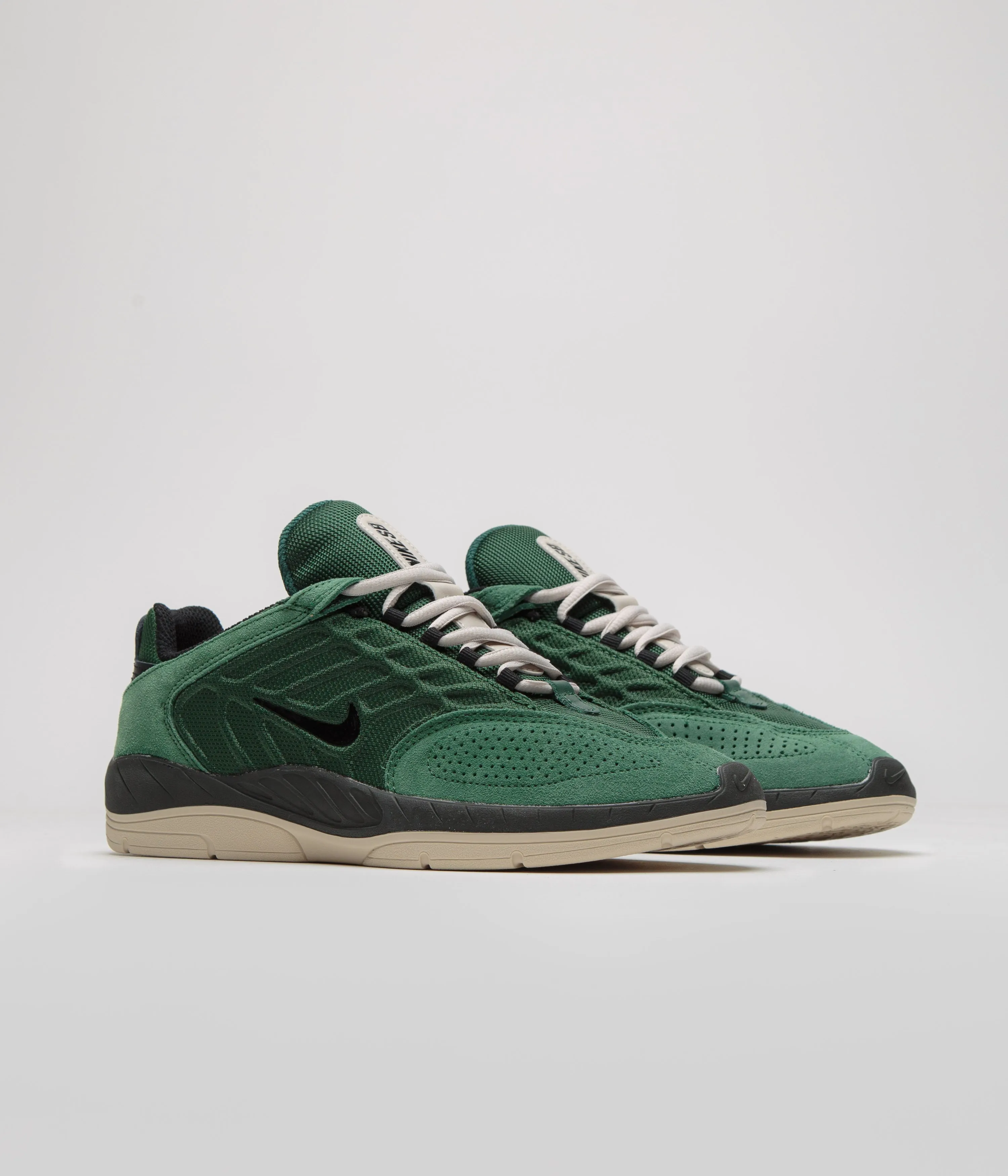 Nike SB Vertebrae Shoes - Fir / Black - Sequoia - Light Orewood Brown Nike SB Clothing