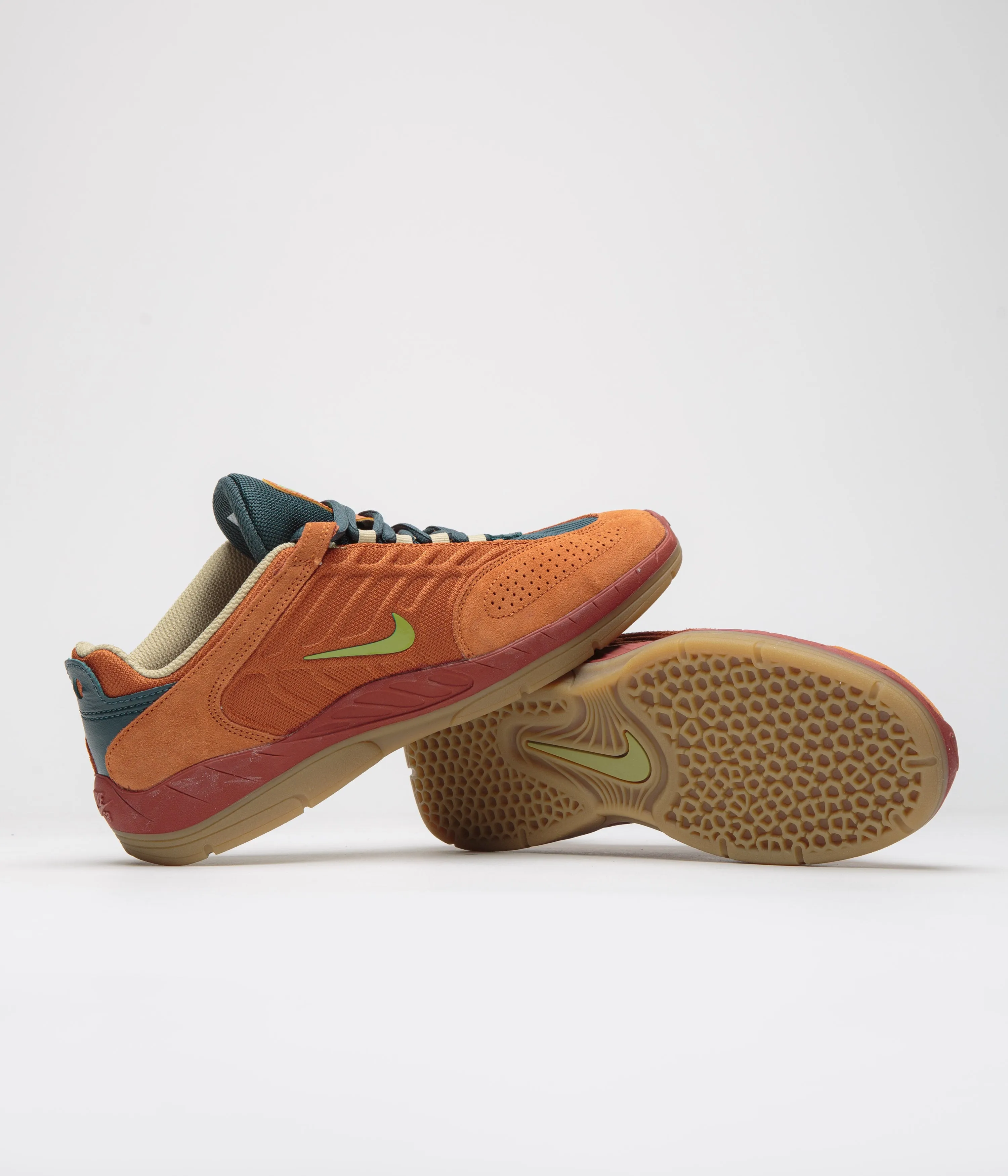Nike SB Vertebrae TE Shoes - Dark Russet / Pear - Desert Orange Nike SB Clothing