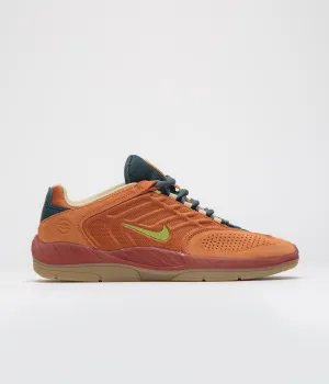 Nike SB Vertebrae TE Shoes - Dark Russet / Pear - Desert Orange Nike SB Clothing