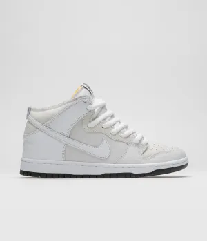 Nike SB x Antihero Dunk High Shoes - White / White - Black Nike SB Clothing