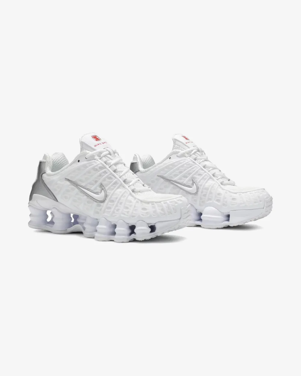 NIKE SHOX TL WHITE METALLIC SILVER