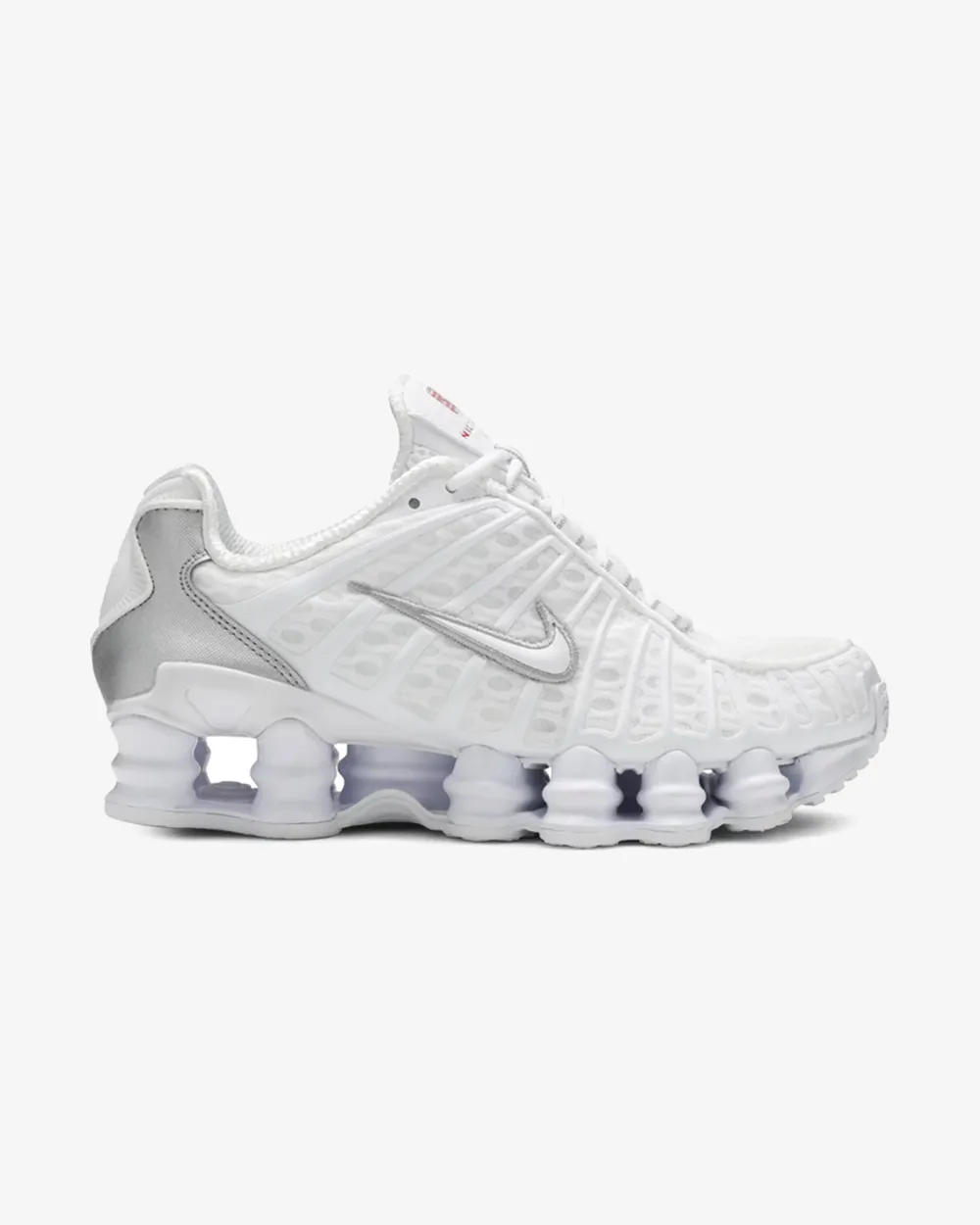 NIKE SHOX TL WHITE METALLIC SILVER