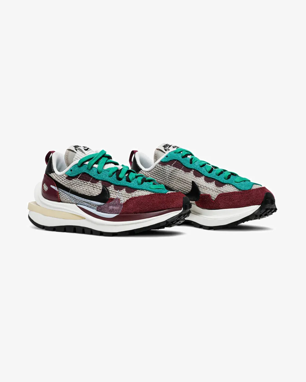 NIKE X SACAI VAPORWAFFLE VILLIAN RED NEPTUNE GREEN (NEW)