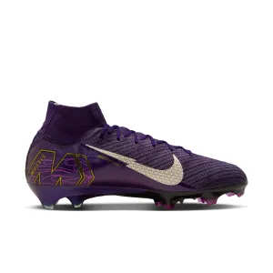 Nike Zoom Mercurial Superfly 10 KM "Kyliam Mbappe" Elite FG Soccer Cleats - Grand Purple/ Pale Ivory