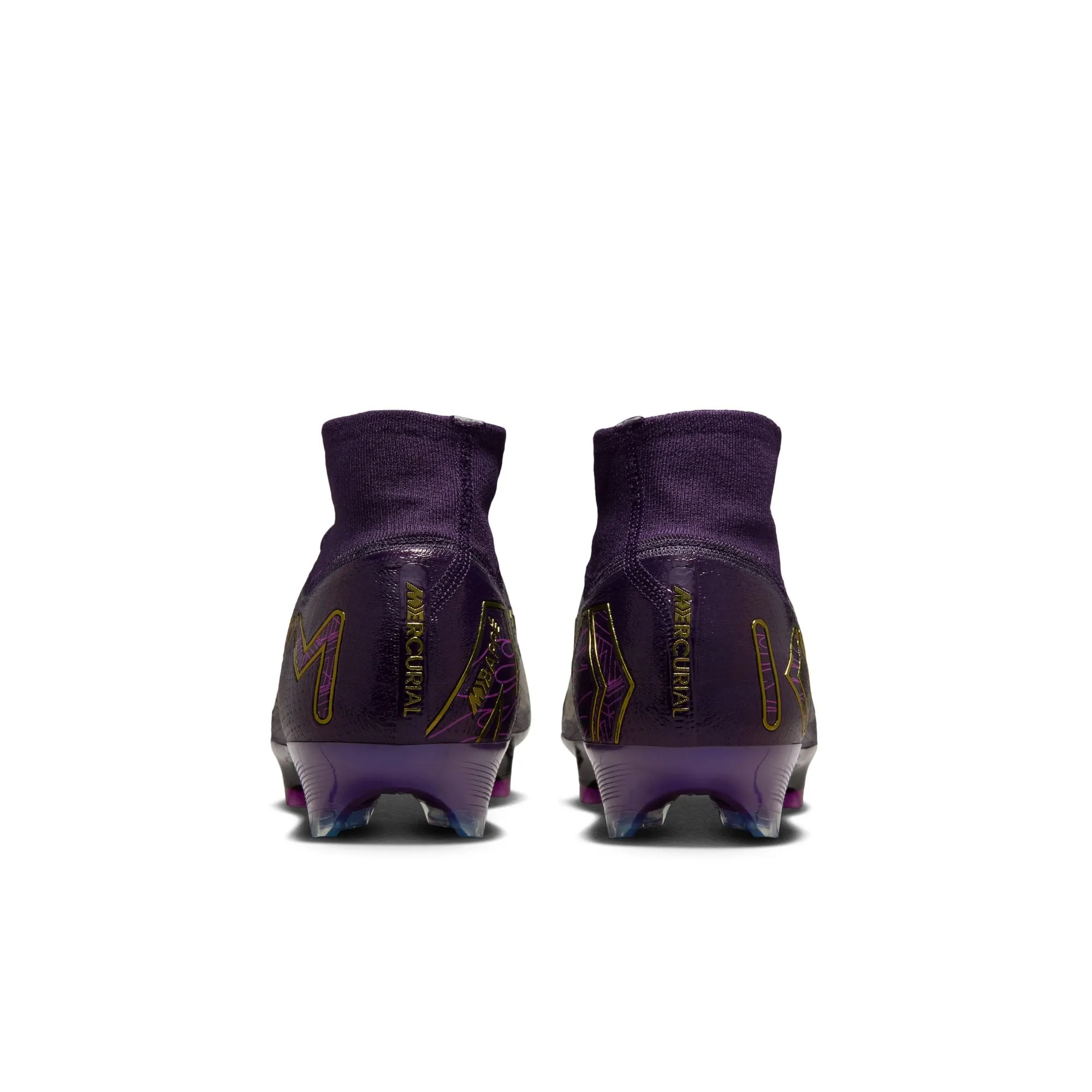 Nike Zoom Mercurial Superfly 10 KM "Kyliam Mbappe" Elite FG Soccer Cleats - Grand Purple/ Pale Ivory