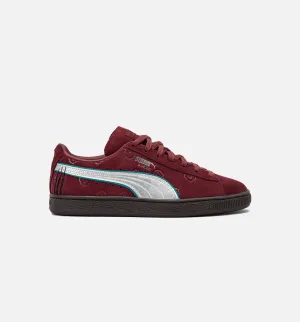 Puma Clothing One Piece Suede Red Haired Shanks Mens Lifestyle Shoe - Red/Blue