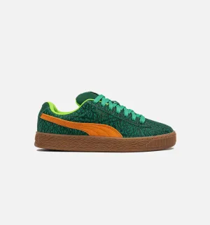 Puma Clothing Suede XL x TMNT Mens Lifestyle Shoe - Vine/Green/Gum