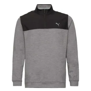 Puma - Men's Cloudspun Colorblock 1/4 Zip Sweater (537463 01)