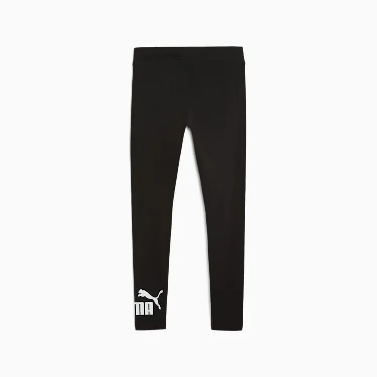 PUMA WOMEN'S ESSENTIALS LOGO BLACK LEGGING