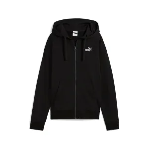 PUMA Women's Essentials Small No. 1 Logo French Terry Comfort Full-Zip Hoodie