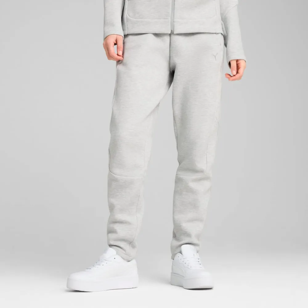 PUMA WOMEN'S EVOSTRIPE GREY TRACKPANTS