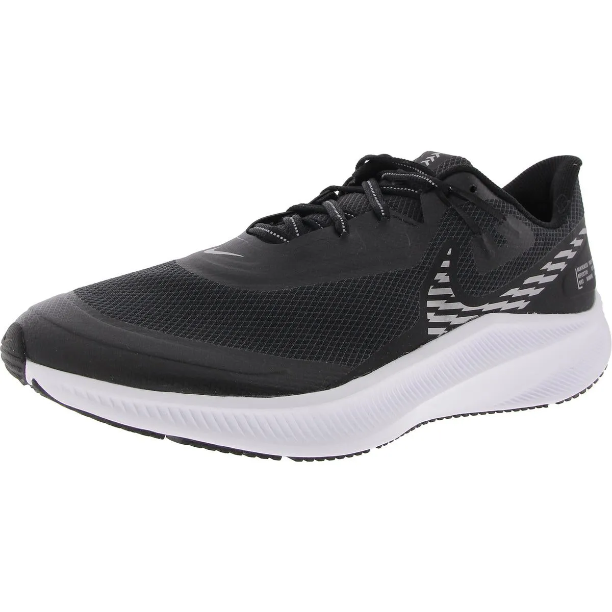 Quest 3 Shield Mens Lace-Up Manmade Running & Training Shoes