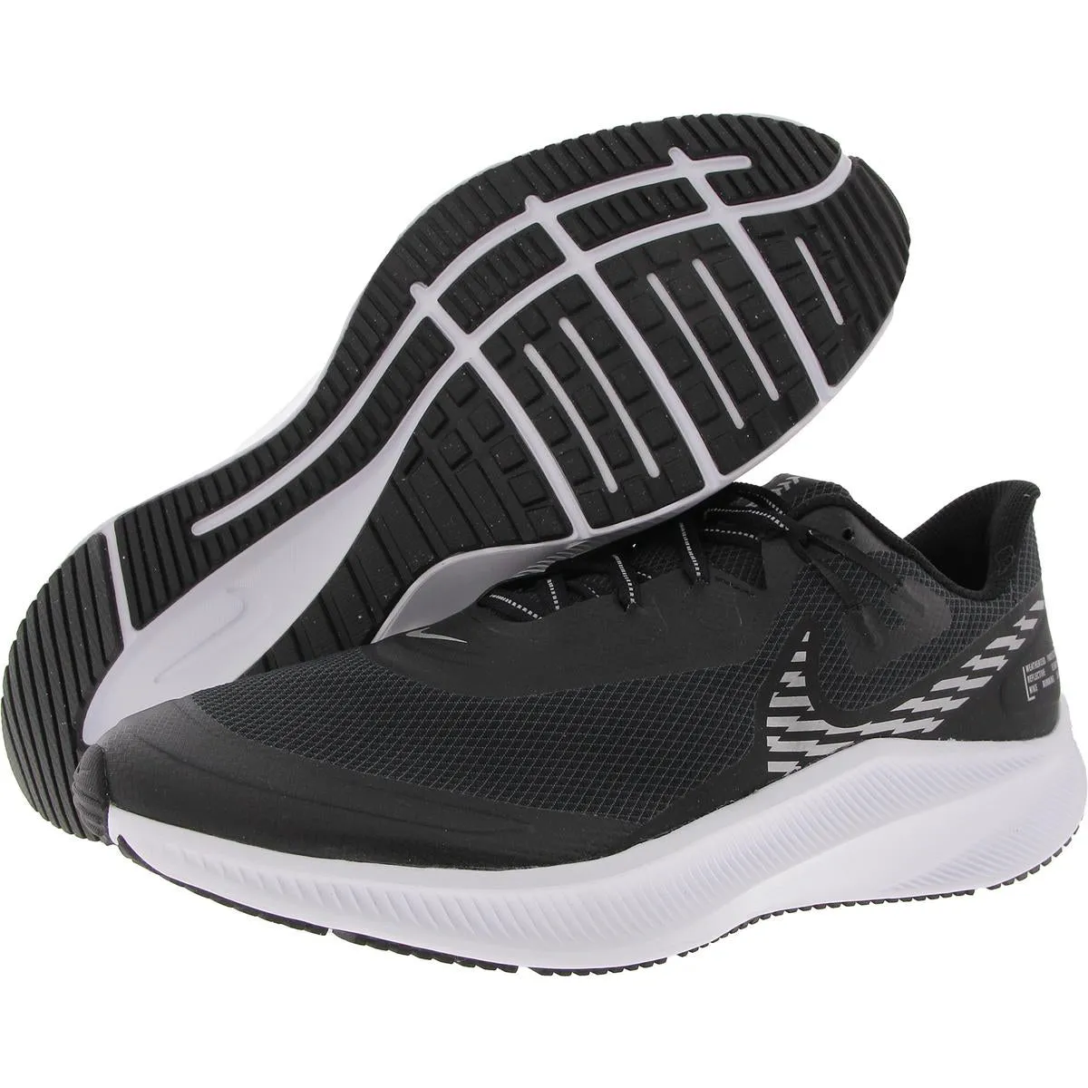 Quest 3 Shield Mens Lace-Up Manmade Running & Training Shoes