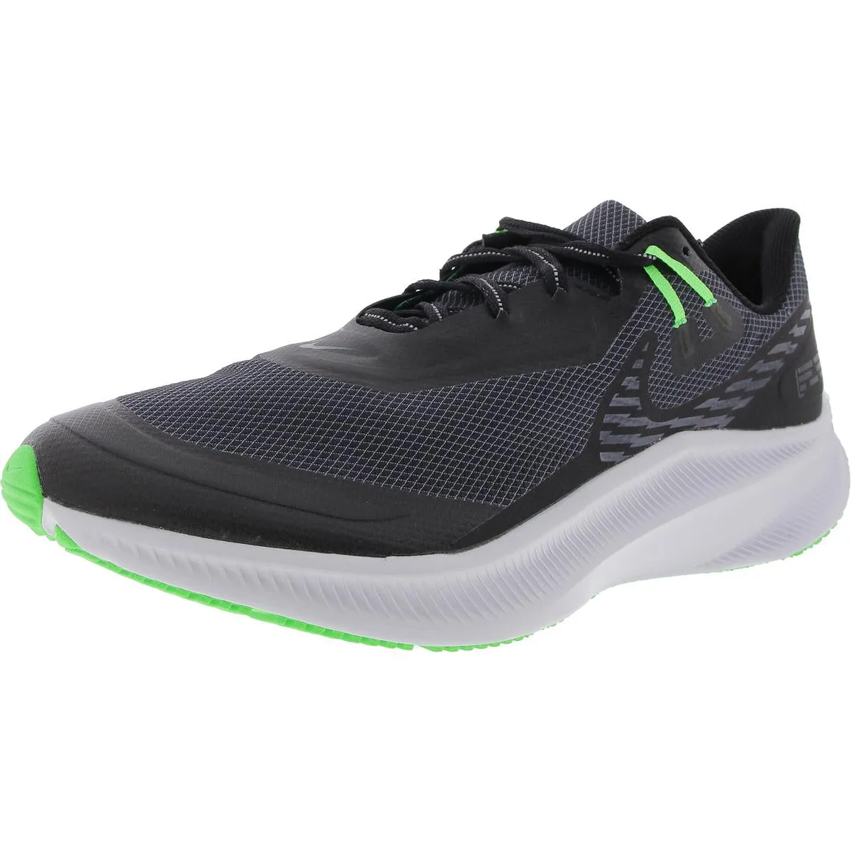 Quest 3 Shield Mens Lace-Up Manmade Running & Training Shoes