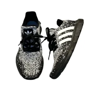 Shoes Athletic By Adidas In Black & White, Size: 5.5 adidas