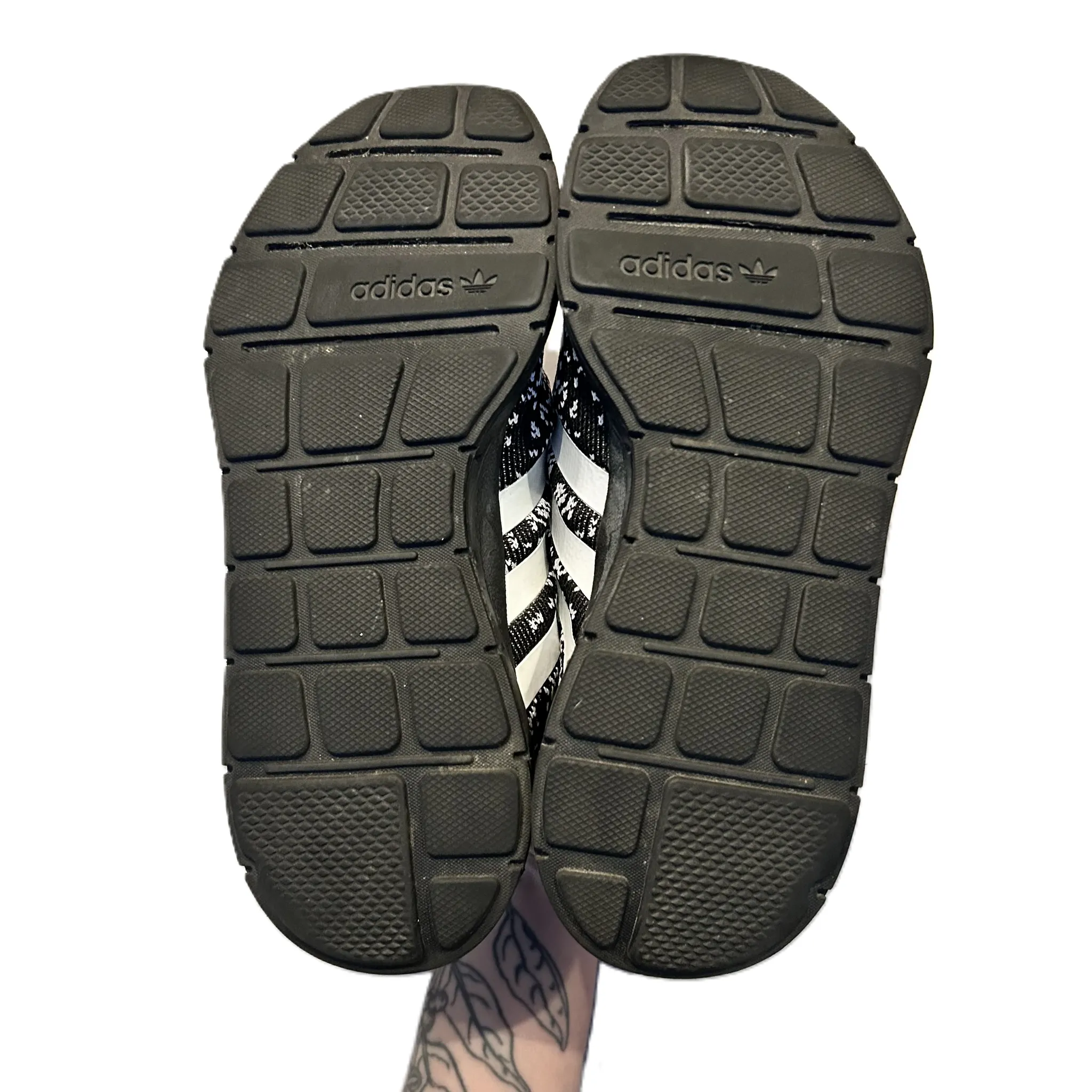Shoes Athletic By Adidas In Black & White, Size: 5.5 adidas