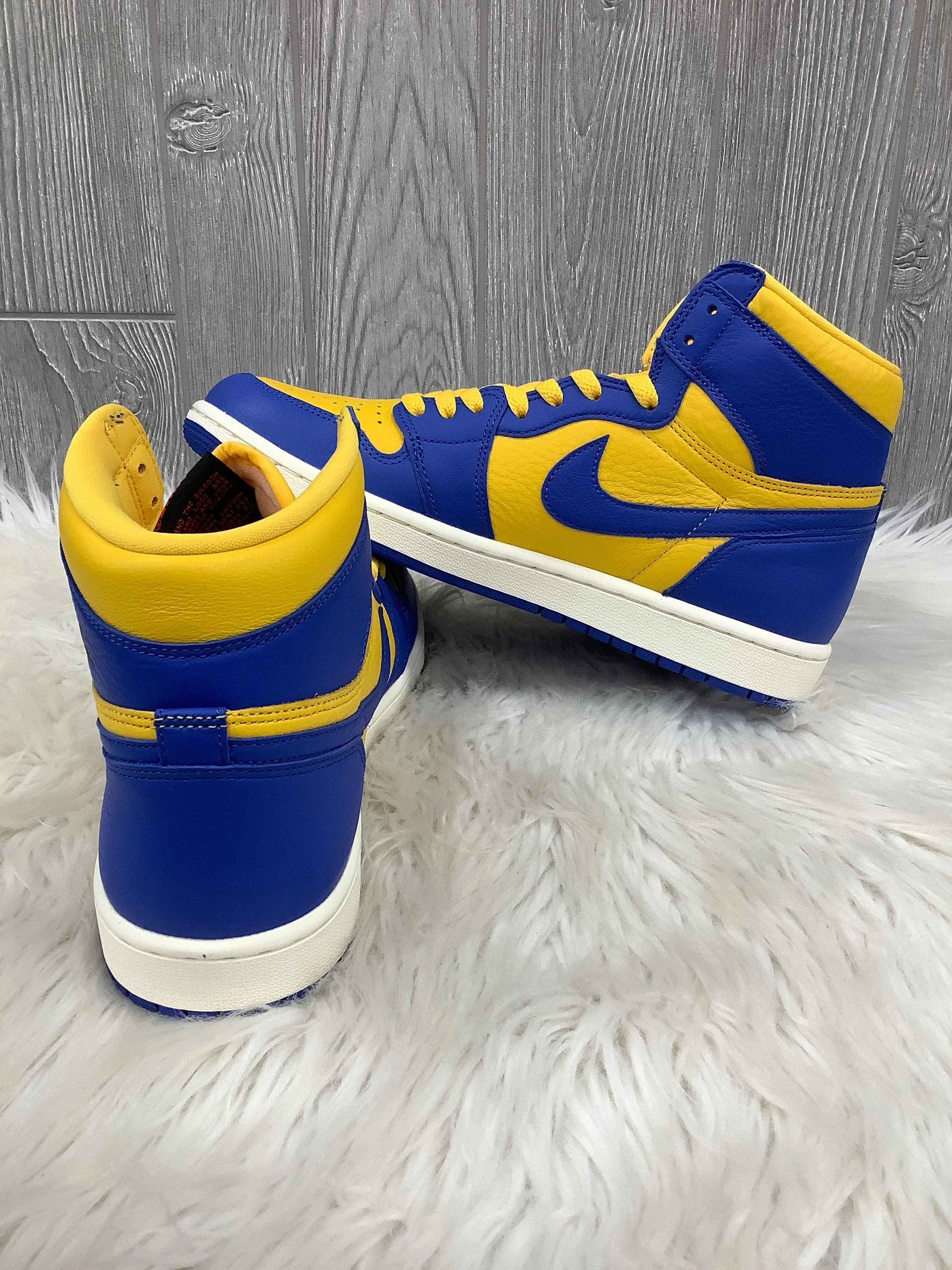 Shoes Athletic By Nike In Blue & Yellow, Size: 10.5 nike