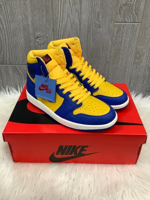 Shoes Athletic By Nike In Blue & Yellow, Size: 10.5 nike
