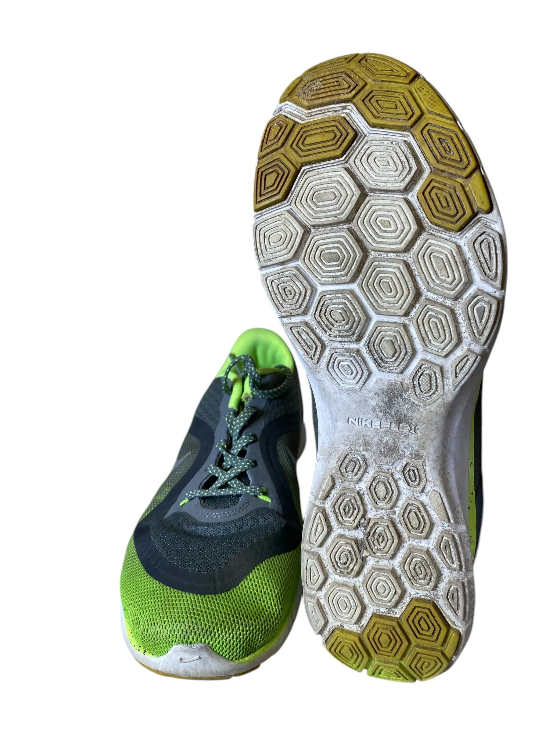 Shoes Athletic By Nike In Green & Grey, Size: 7.5 nike
