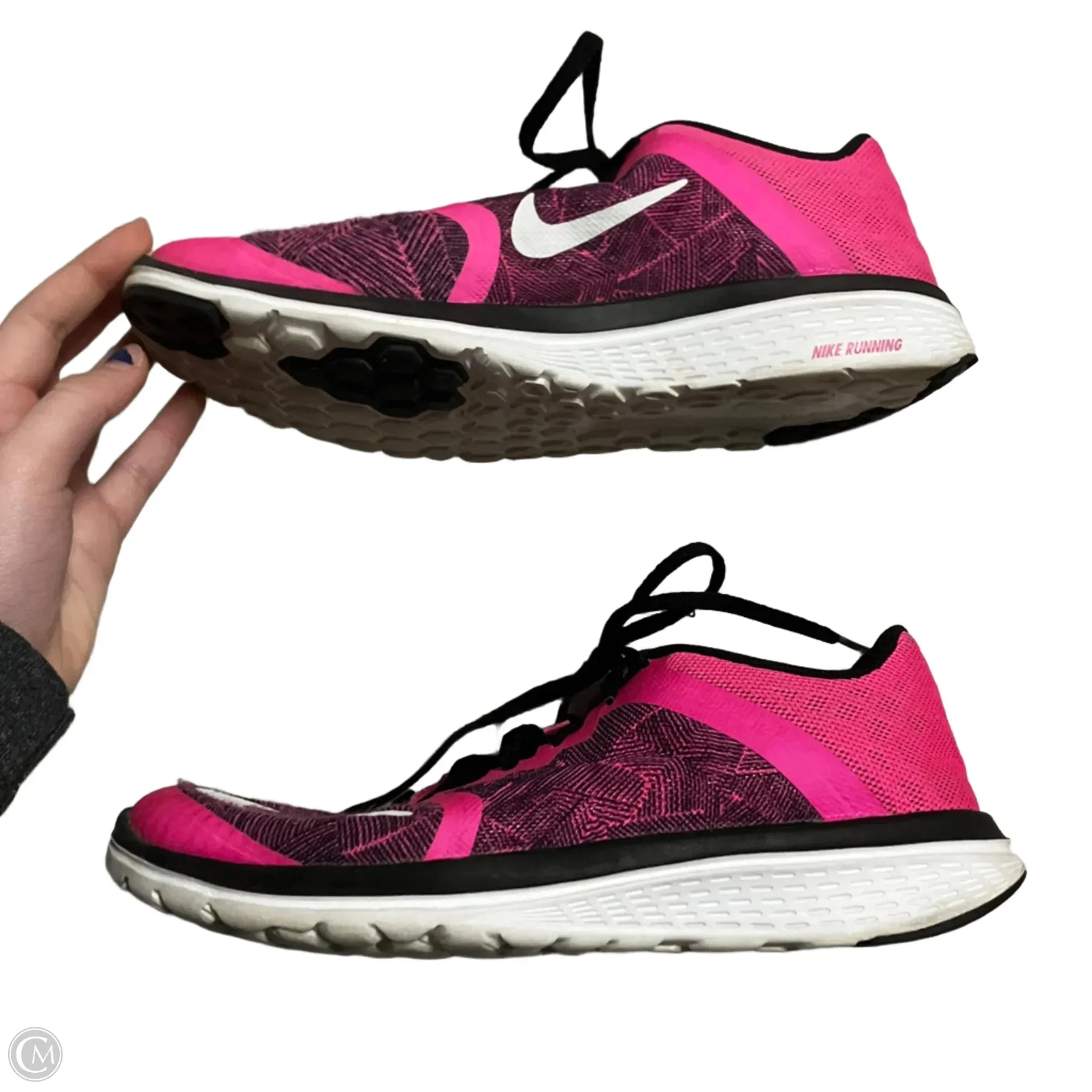 Shoes Sneakers By Nike In Black & Pink, Size: 9 nike