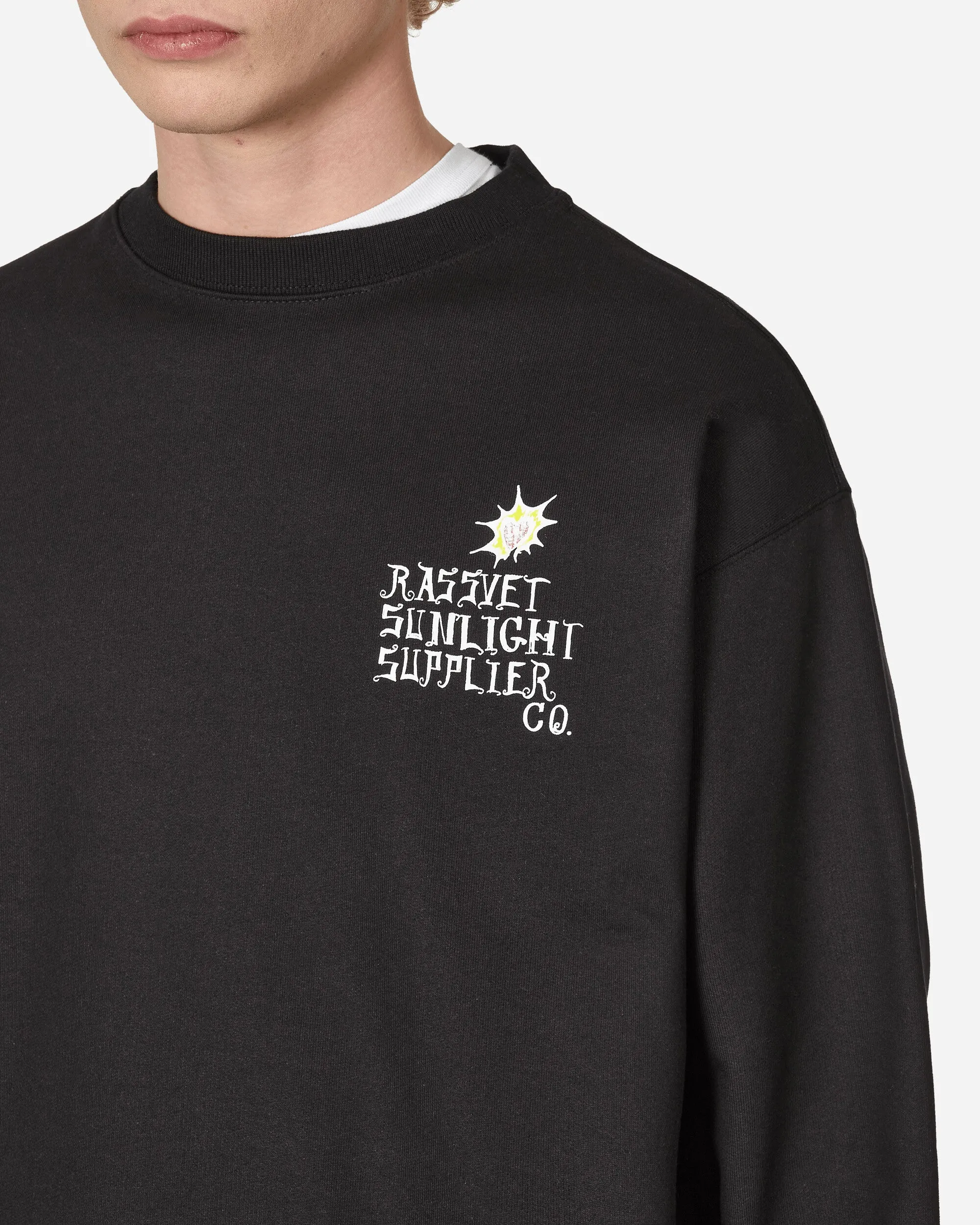 Sunlight Supplier Crewneck Sweatshirt Black
