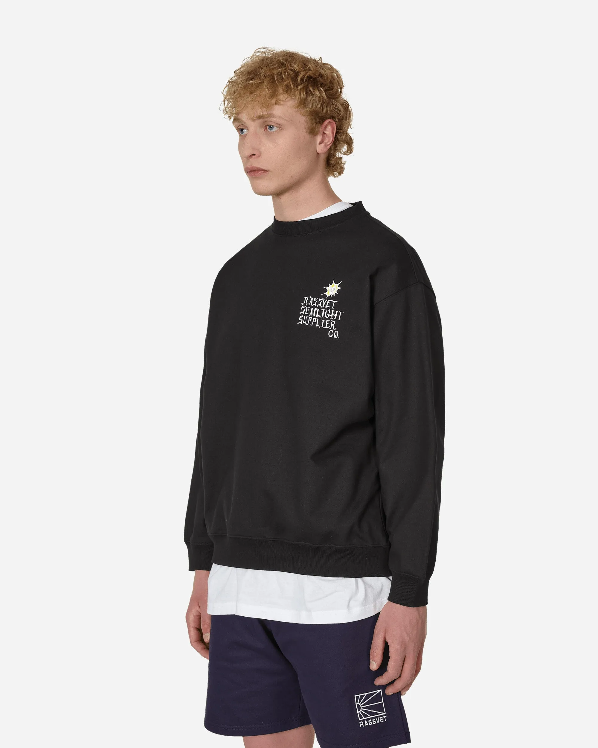 Sunlight Supplier Crewneck Sweatshirt Black